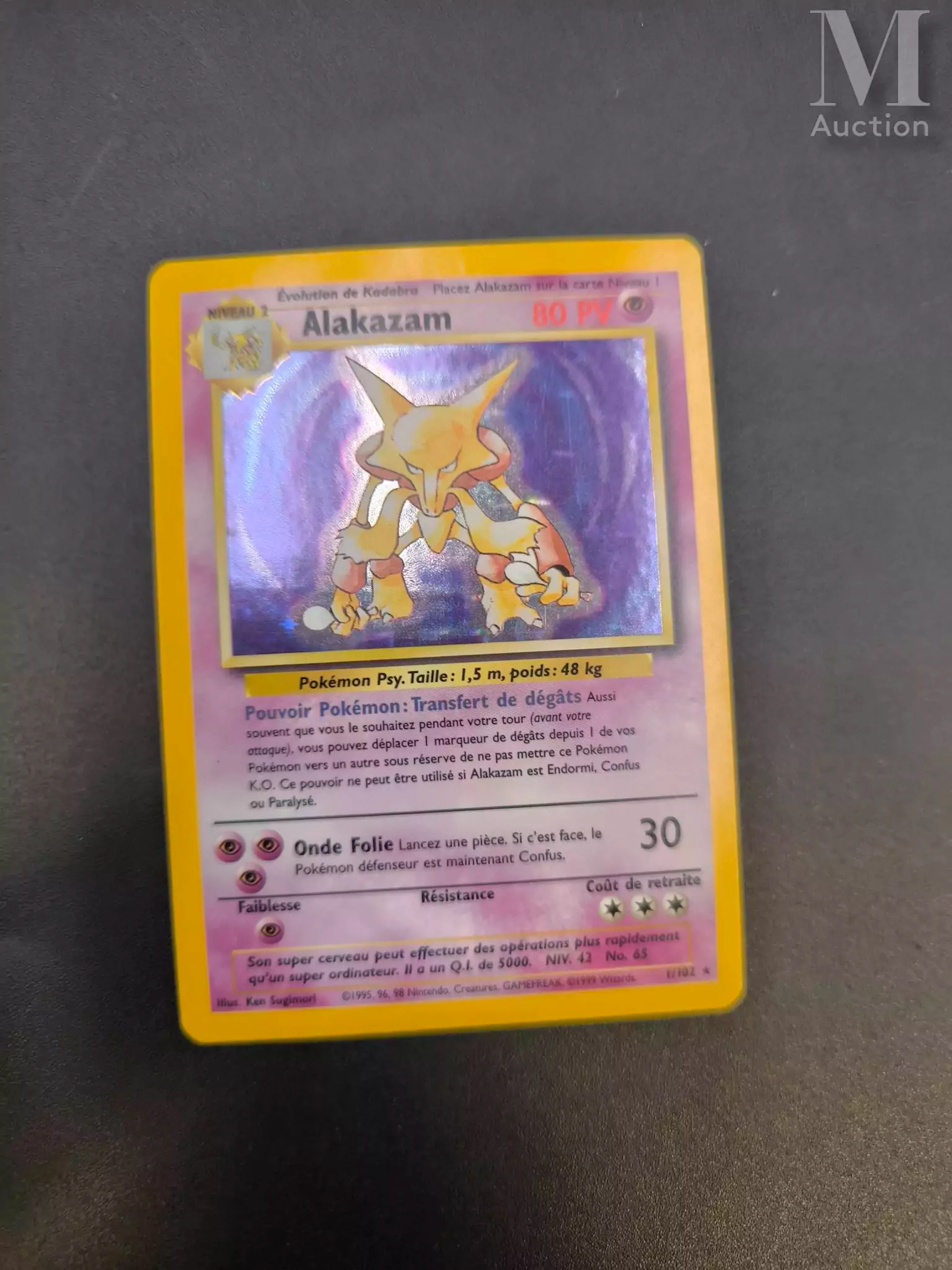 POKEMON Alakazam - Set de base - 1/102