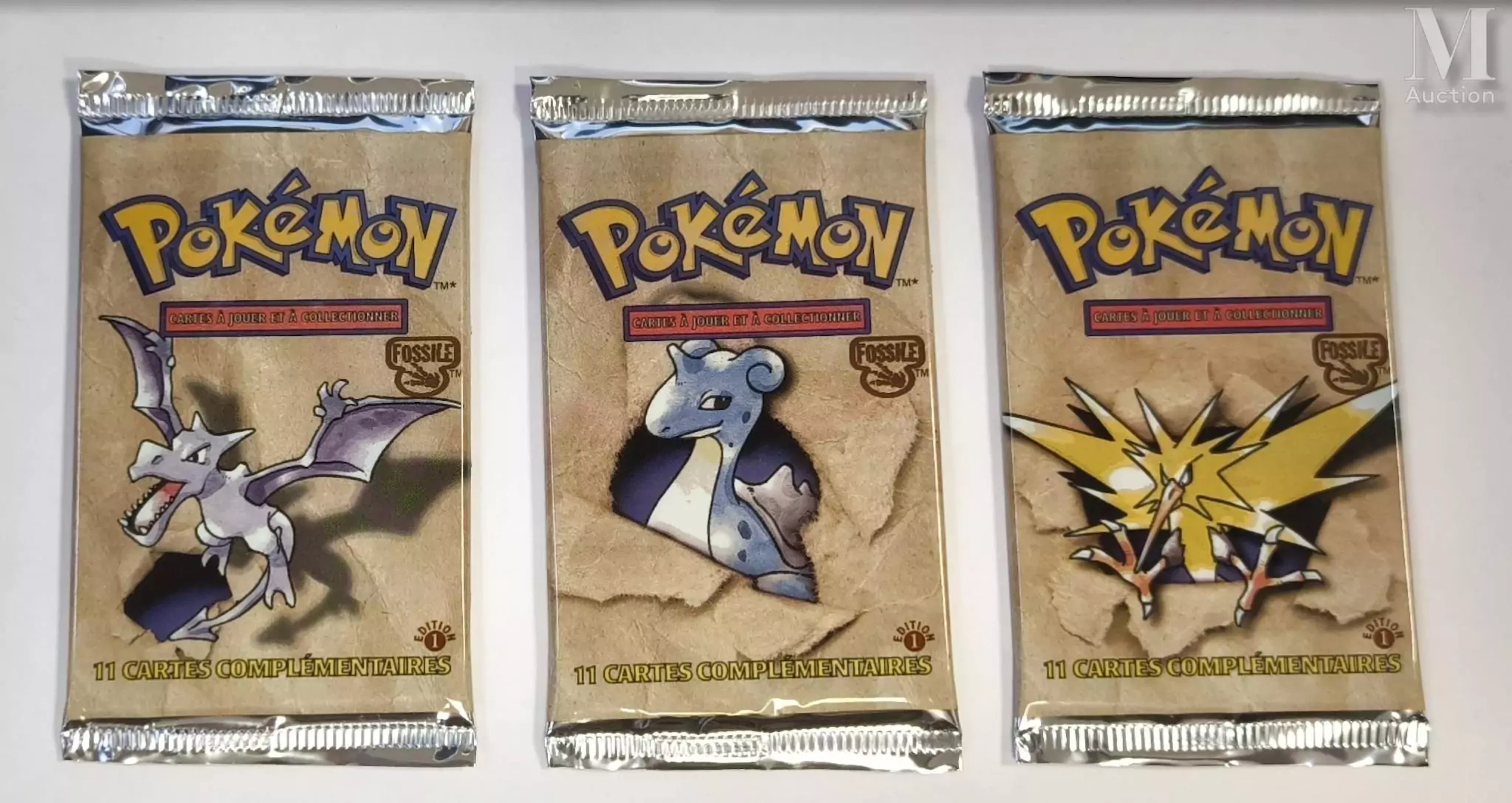 POKEMON Booster Artset - Fossile - 1ère Edition