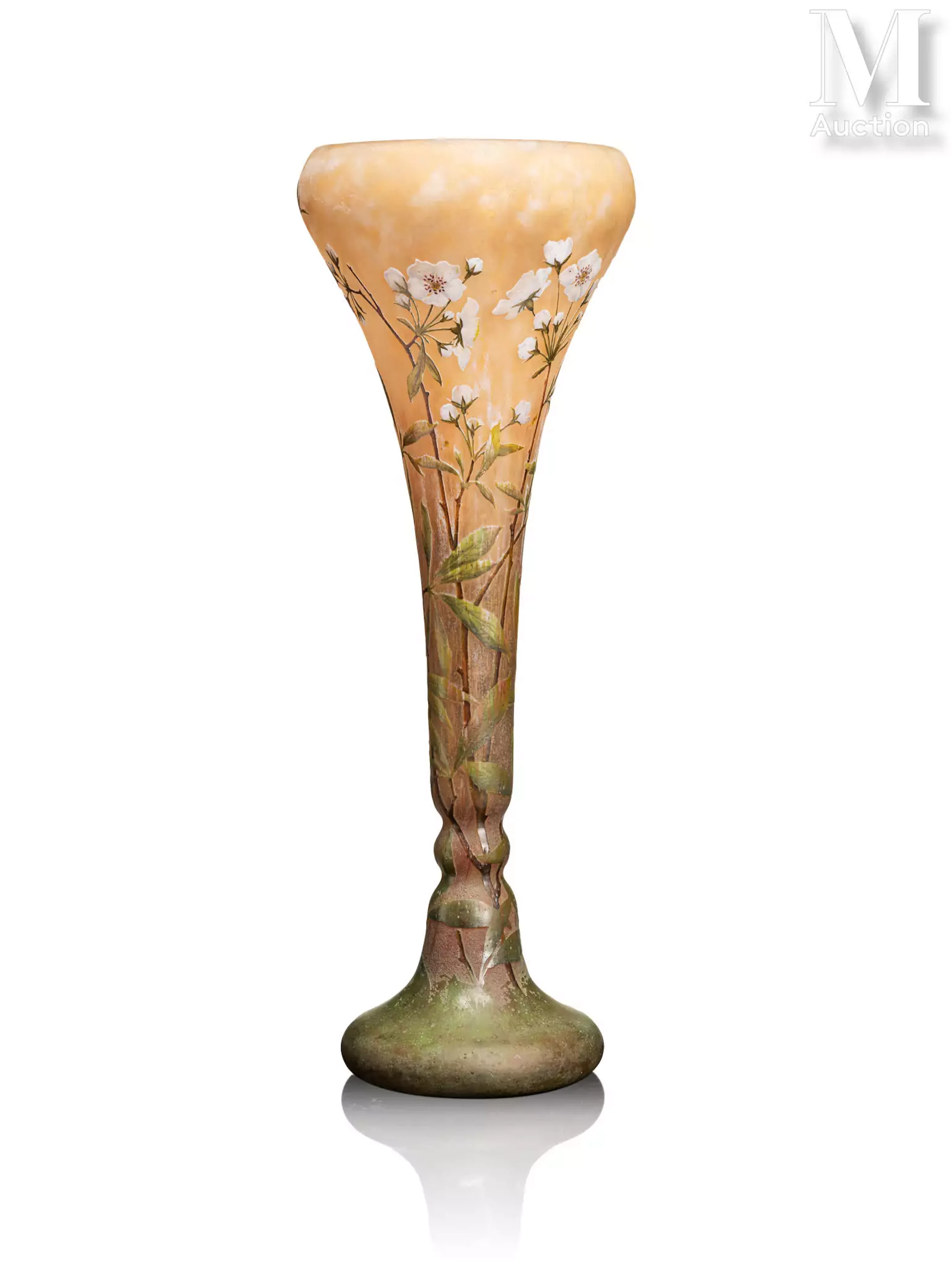 DAUM - Nancy "Fleurs de pommier"