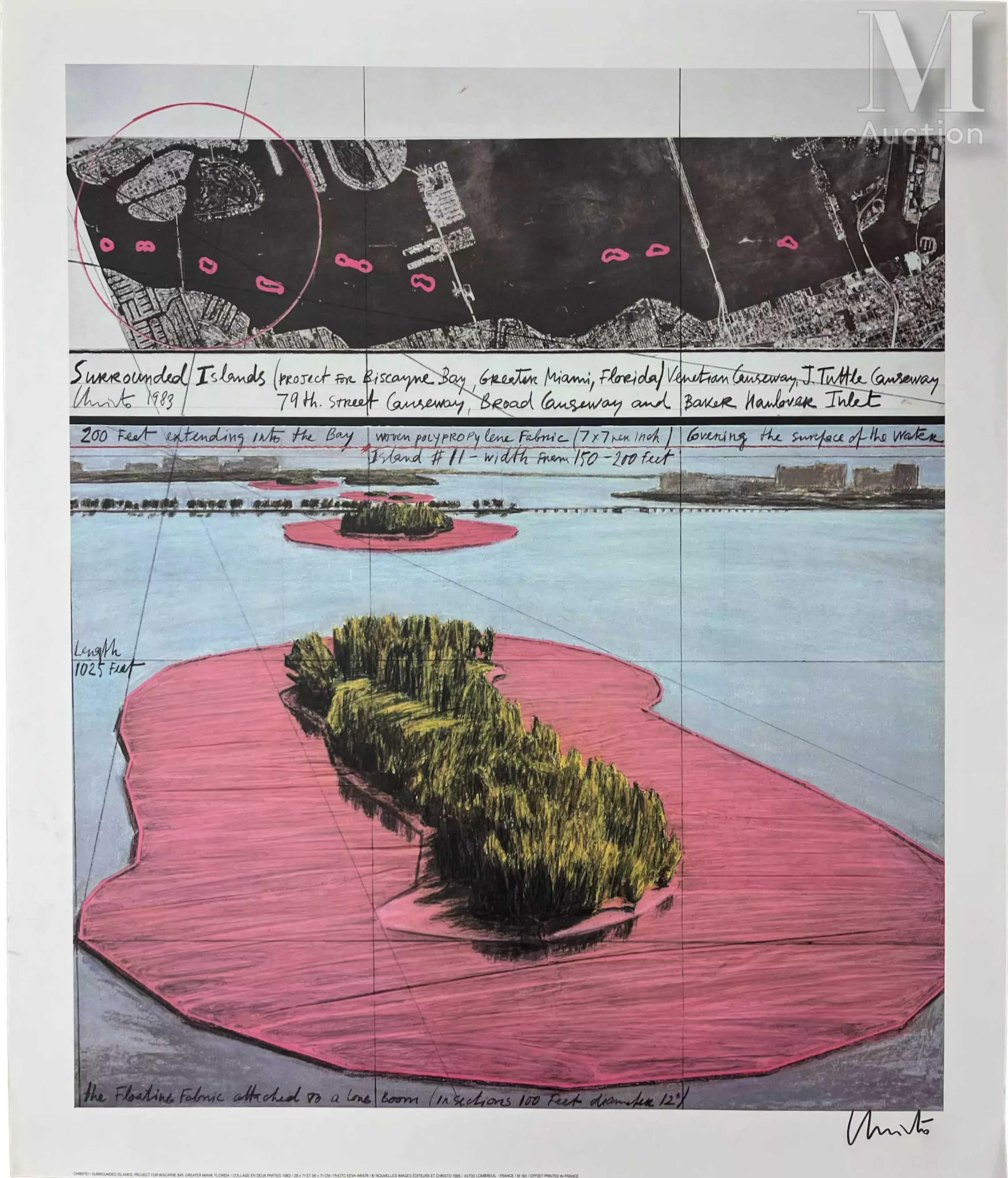 CHRISTO & JEANNE-CLAUDE (1935–2020), (1935–2009) Surounded Islands, 1985