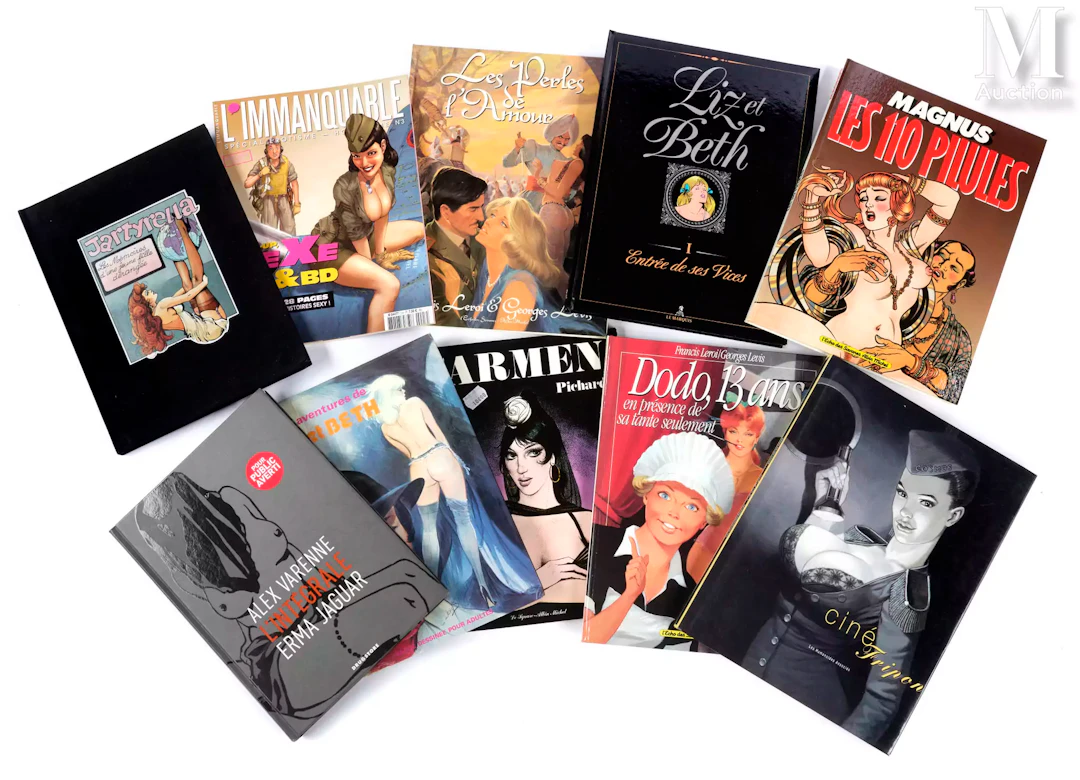 Bande dessinée érotique 10 ouvrages