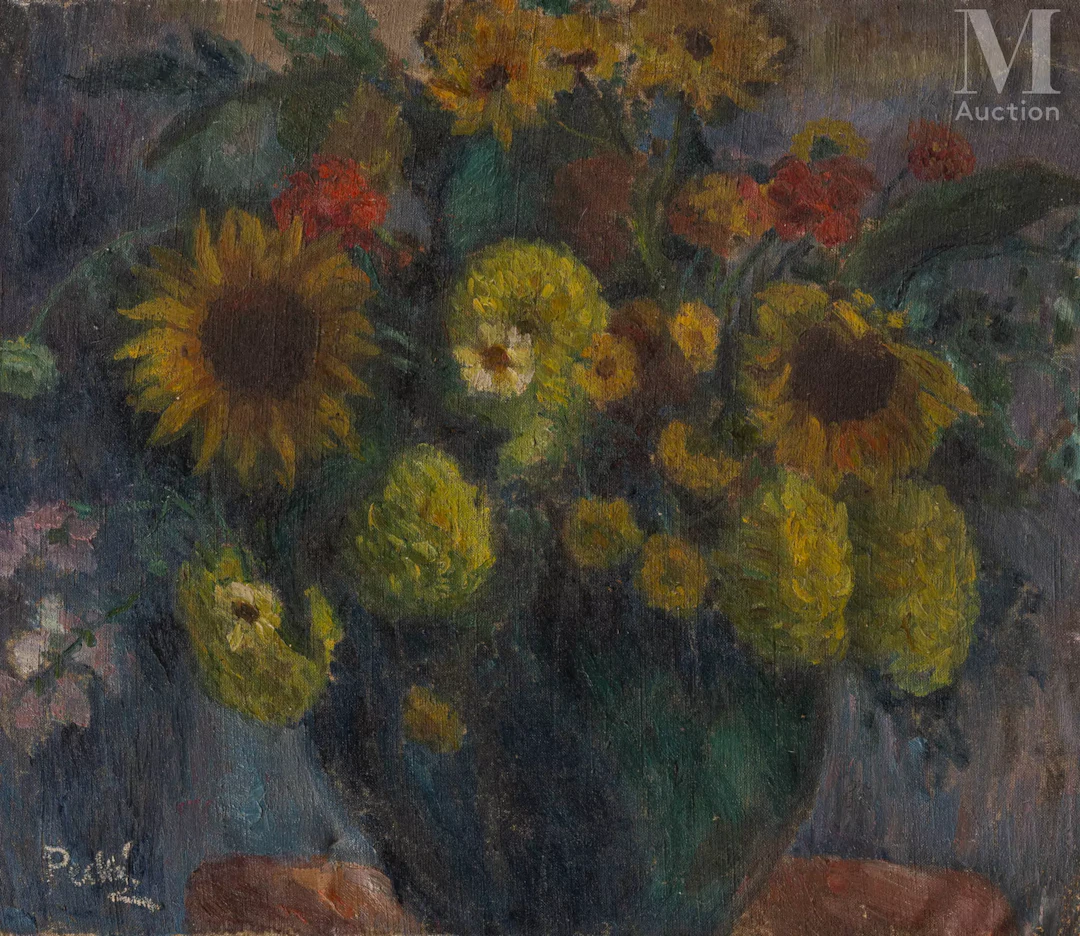 Jean Misceslas PESKE (Golta 1870 - Le Mans 1949) Bouquet de fleurs