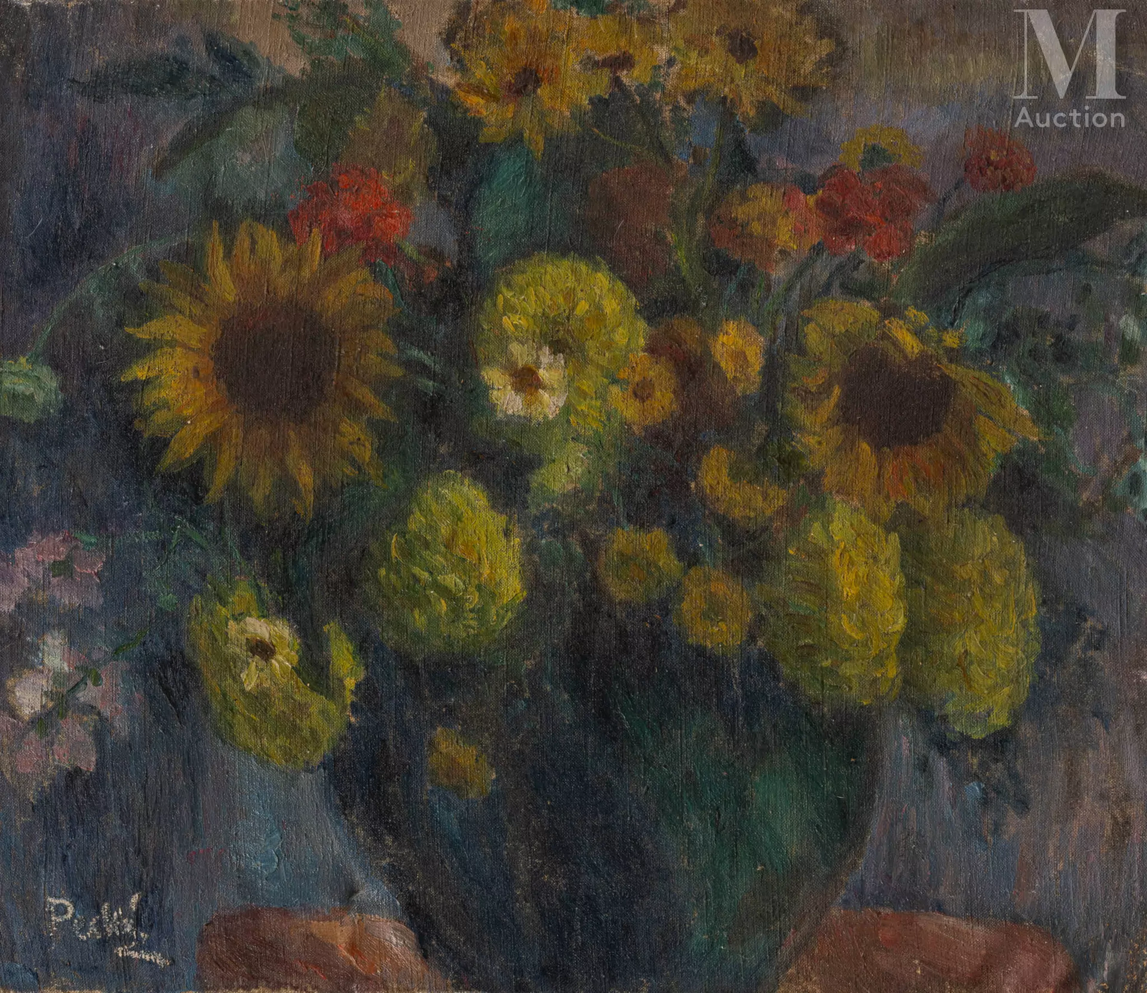 Jean Misceslas PESKE (Golta 1870 - Le Mans 1949) Bouquet de fleurs