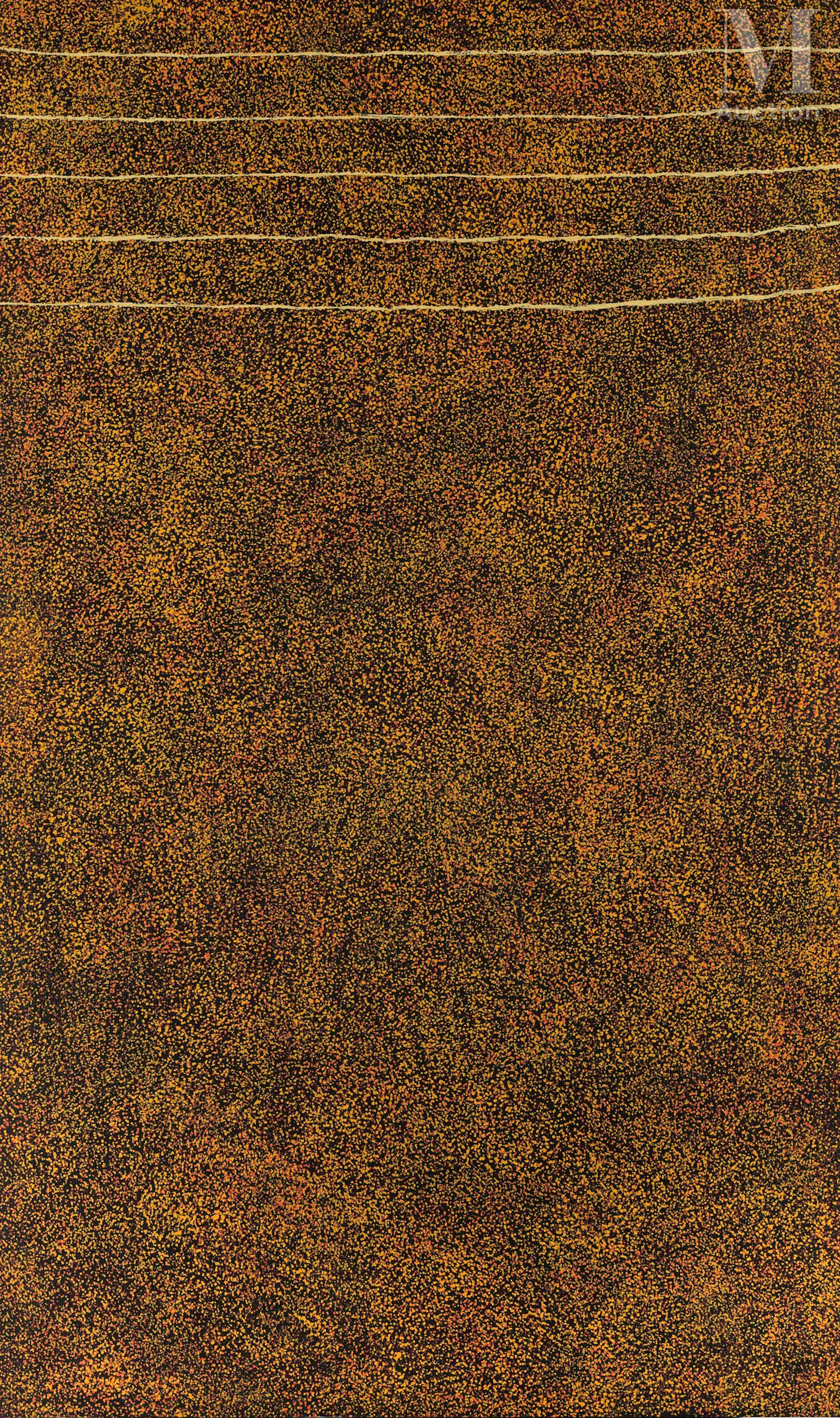 Kathleen Petyarre (c. 1940 - 2018) Bush Seeds, 2010