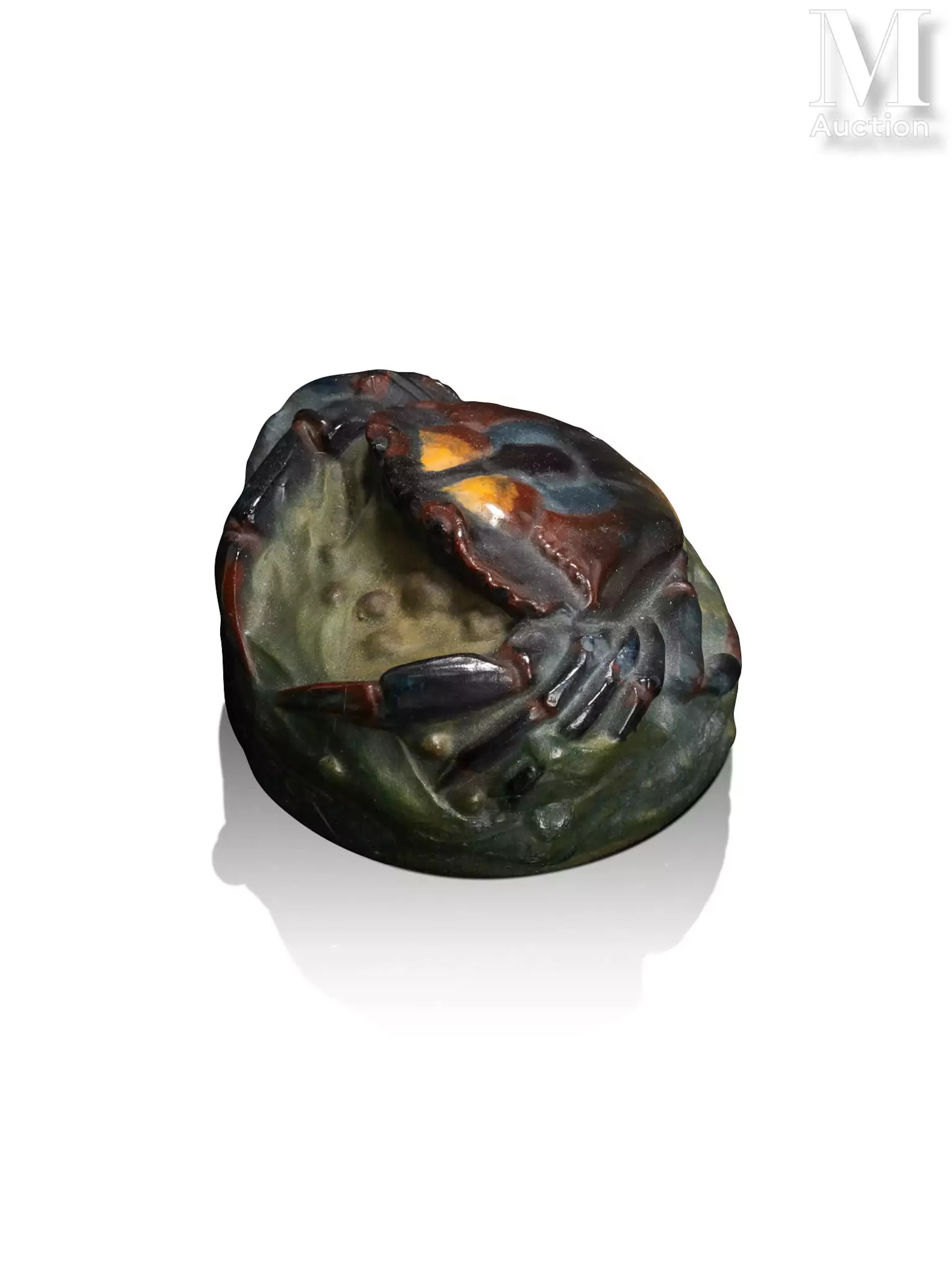 Amalric WALTER (1869 - 1959) et Henri BERGE (Sculpteur) "Crabe"