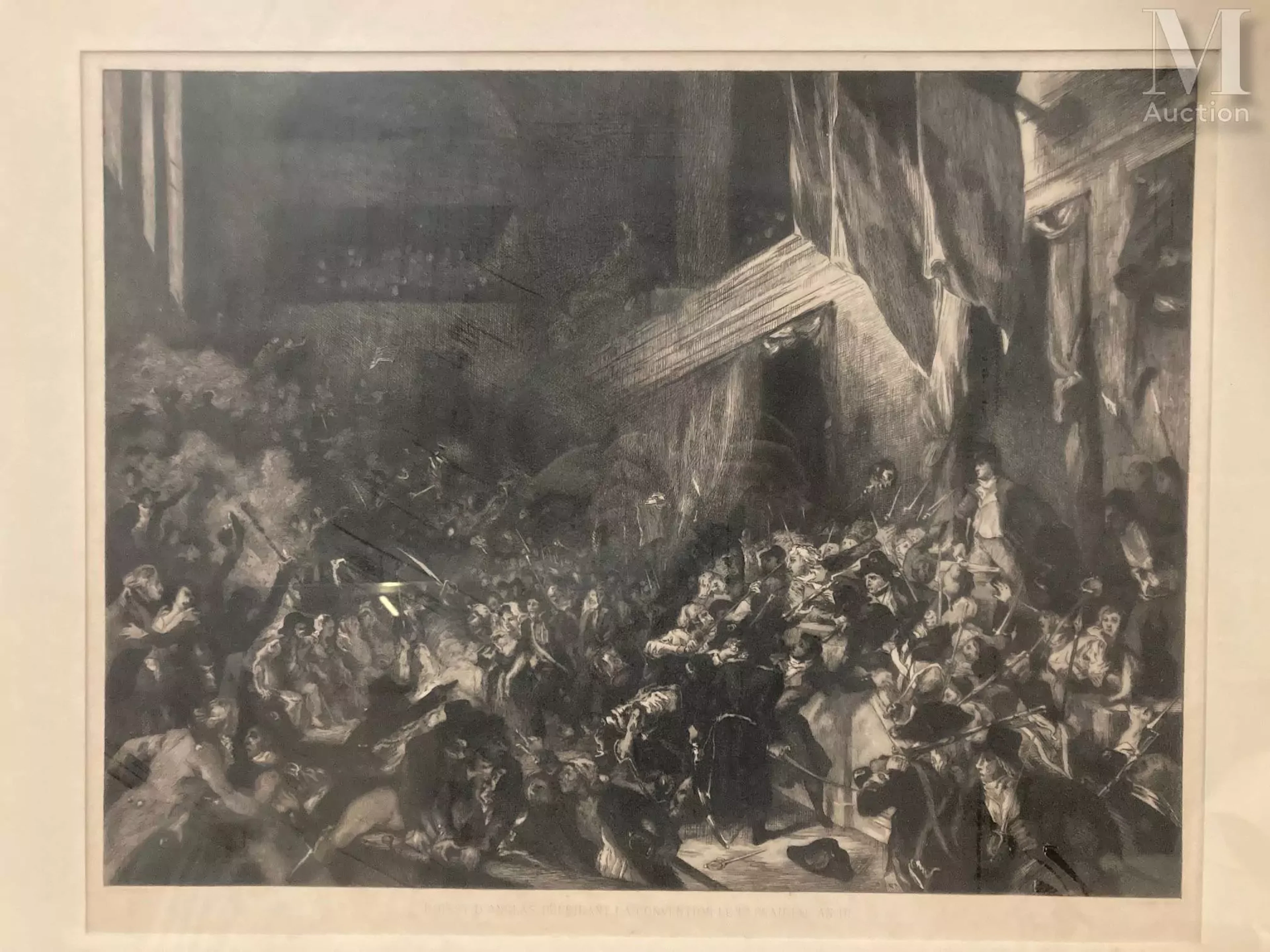 Gravure ancienne Boissy d'Anglas