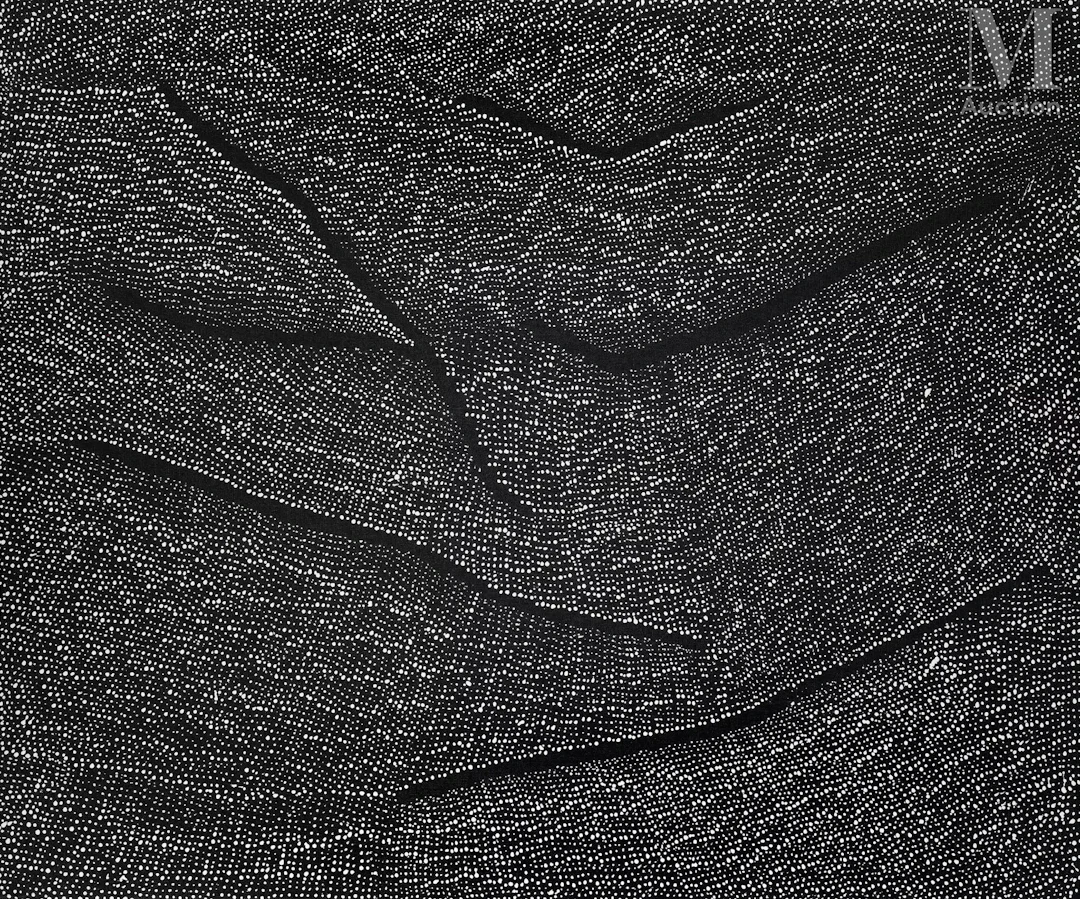 Lilly Kelly Napangardi (1948 - ) Tali-Sandhill Country, 2015