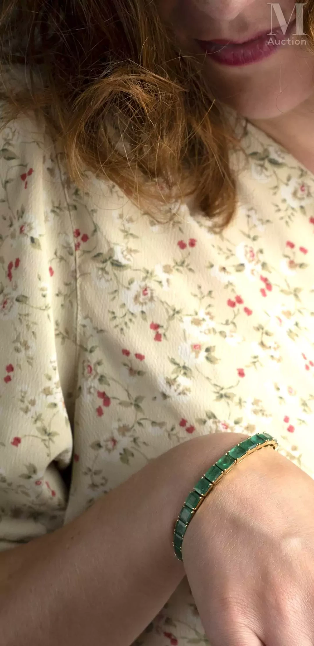 Bracelet émeraudes