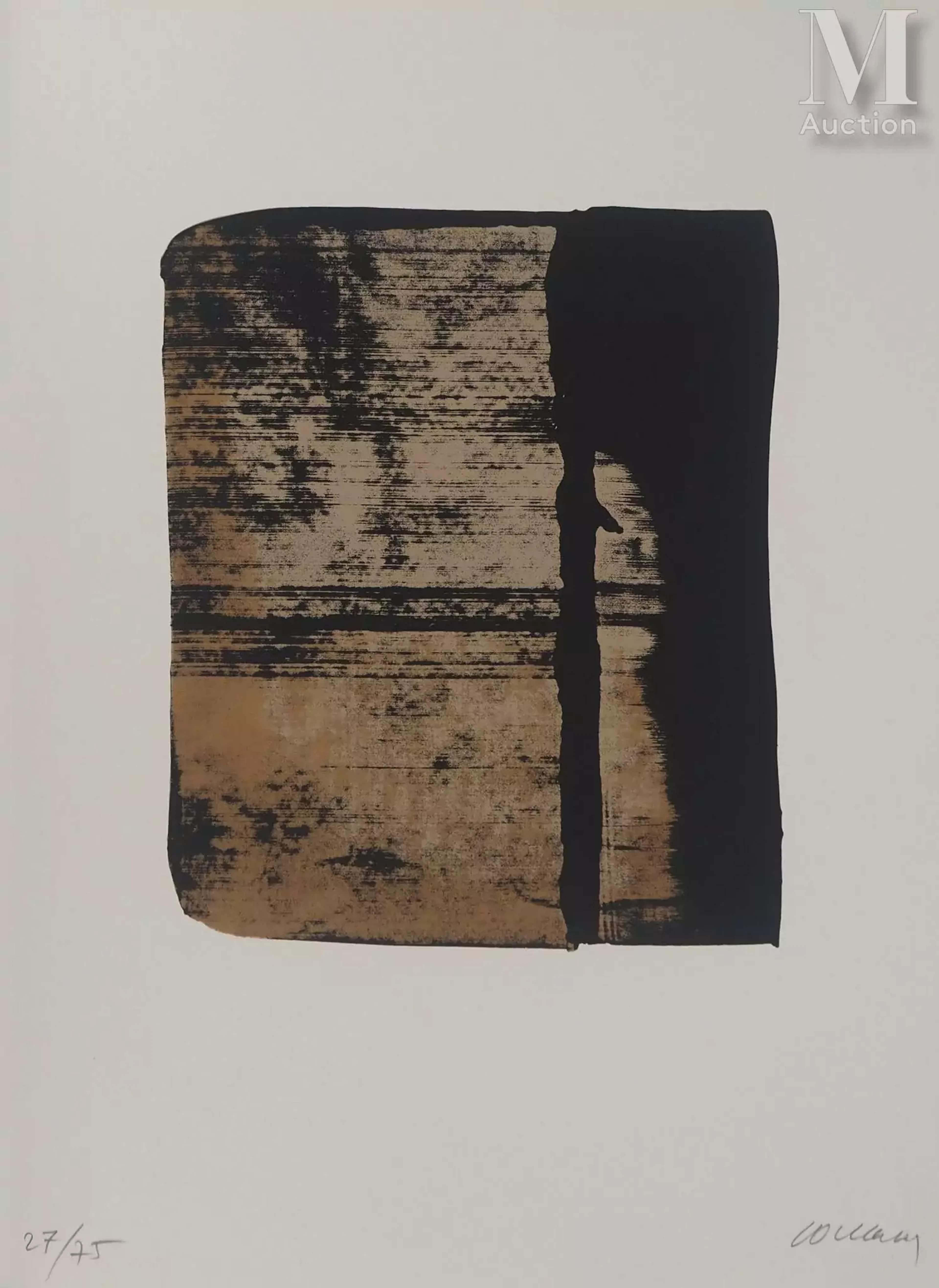 SOULAGES Pierre Sérigraphie n°11, 1979