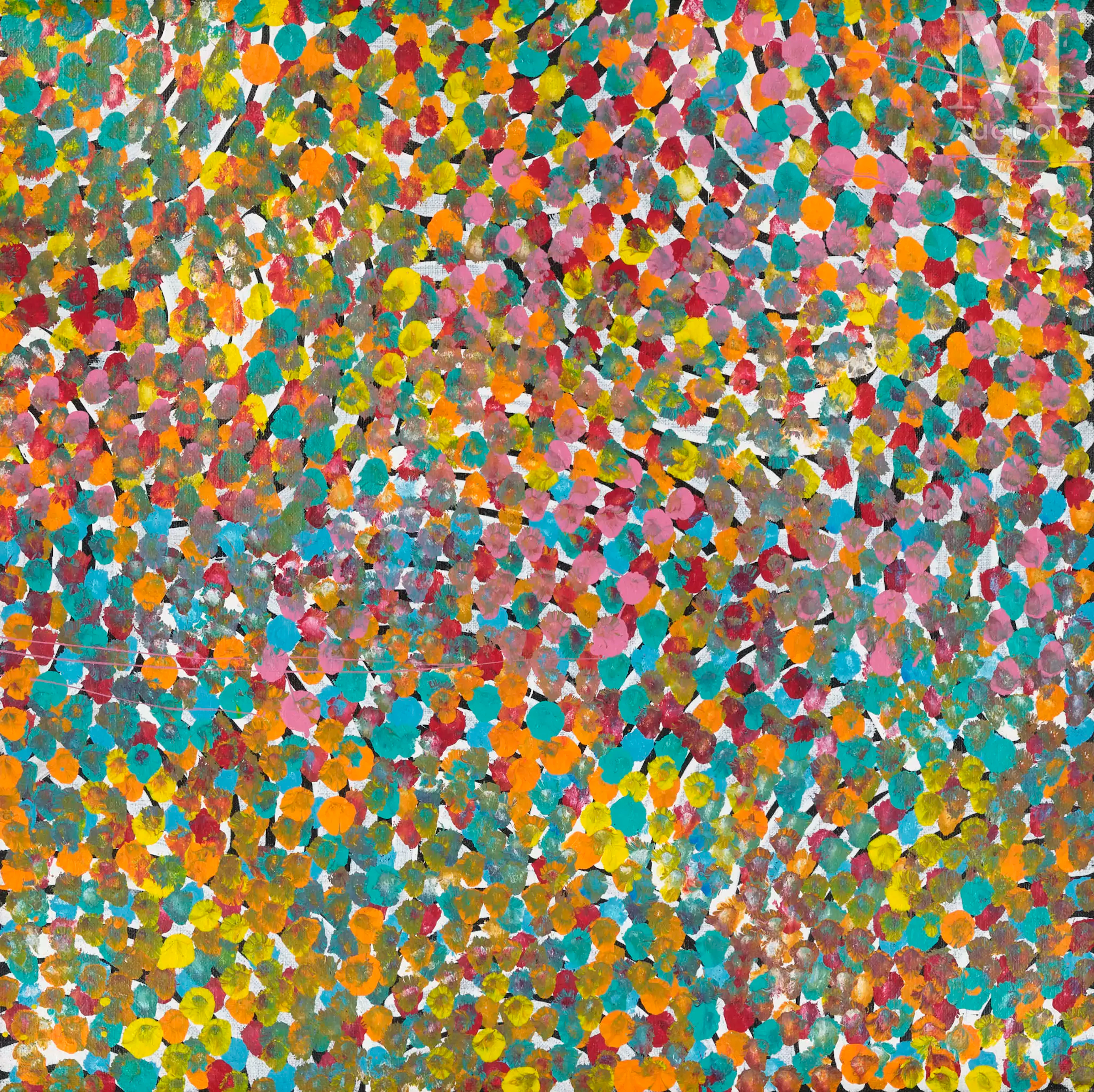 Galya (Geyla) Pwerle (c. 1930 ? - ) Bush Melon, 2018