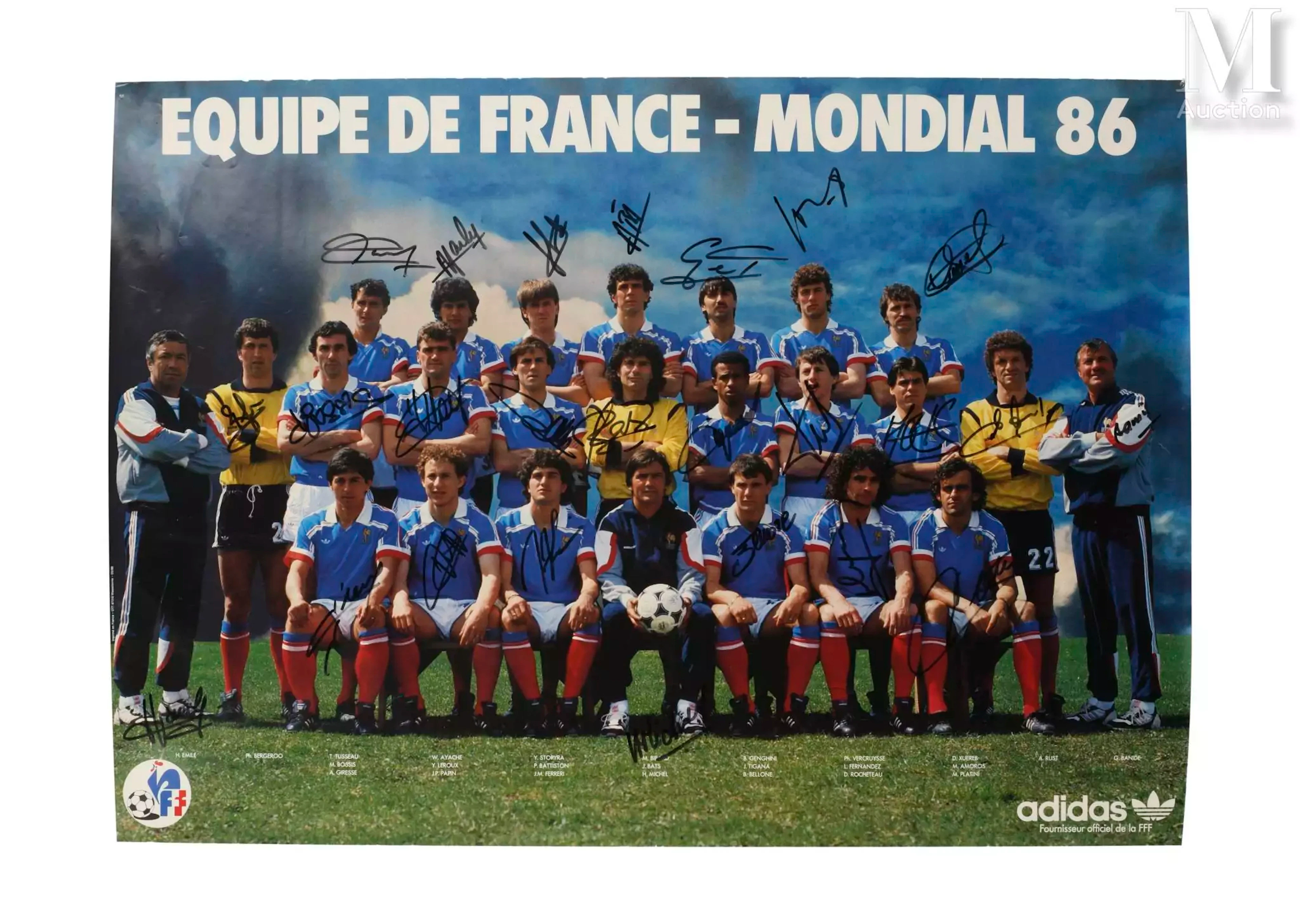 Équipe de France - Mondial 86.