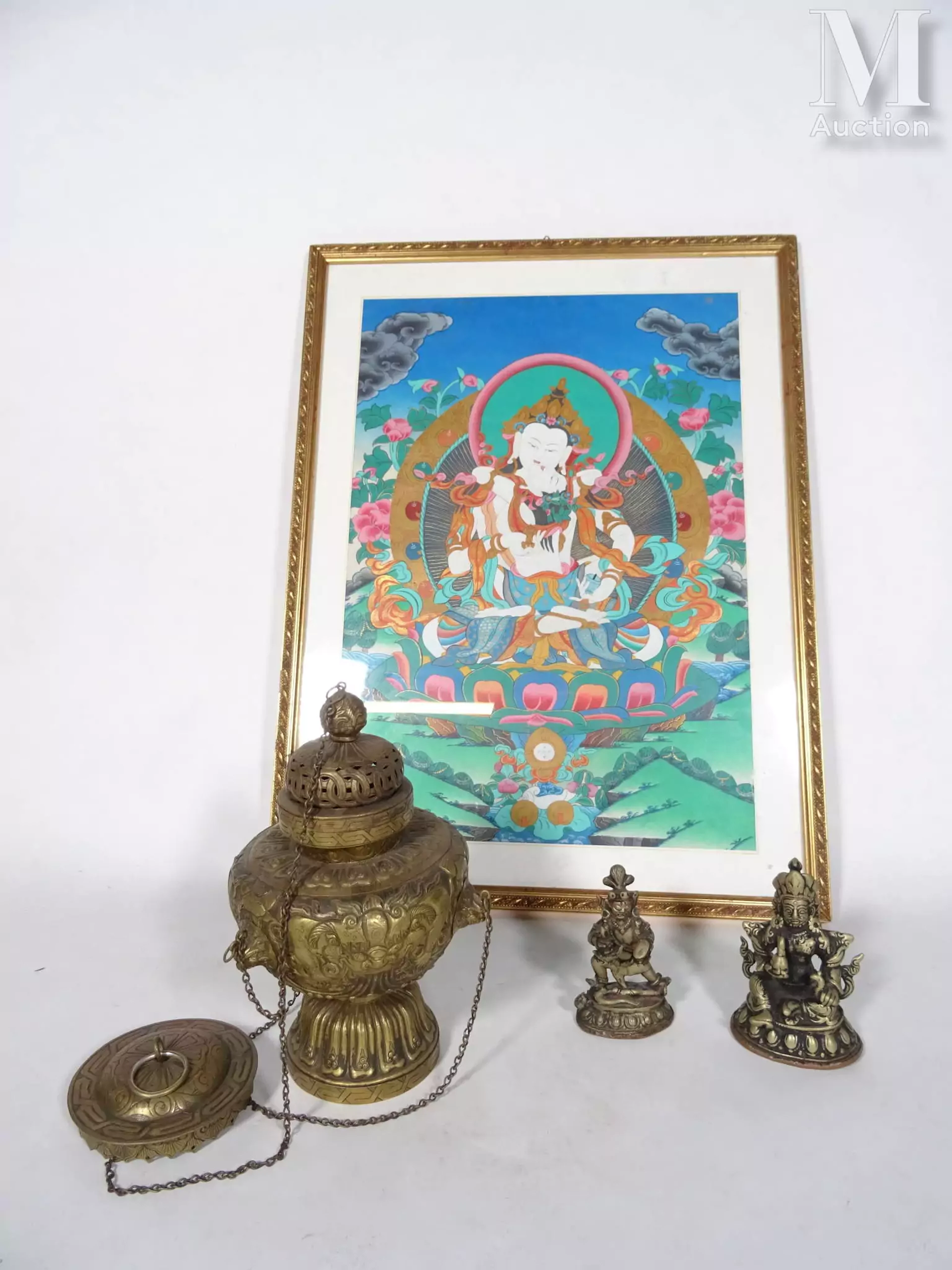 TIBET, XIXème siècle Lot de pièces tibétaines