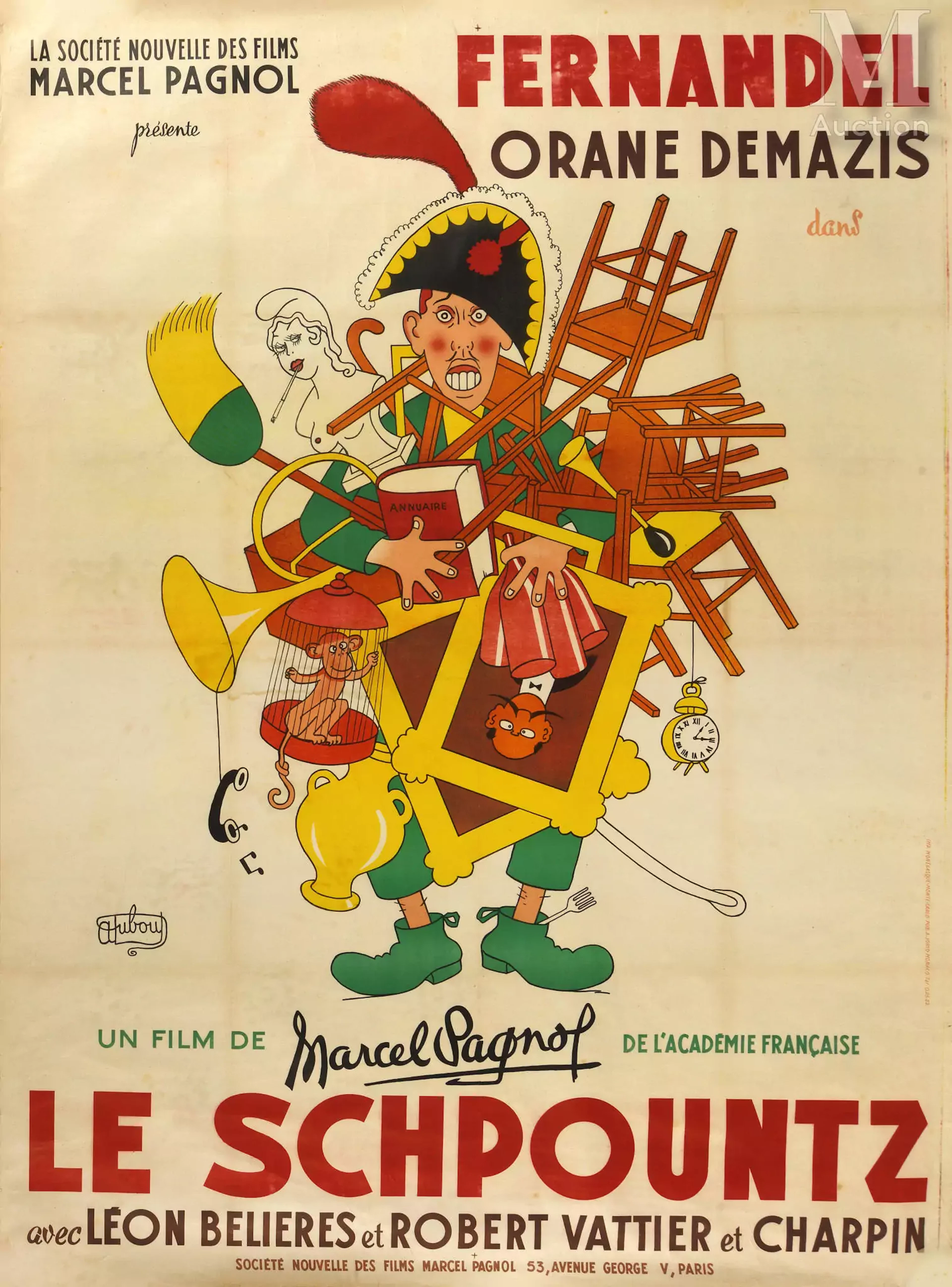 Albert DUBOUT Deux affiches