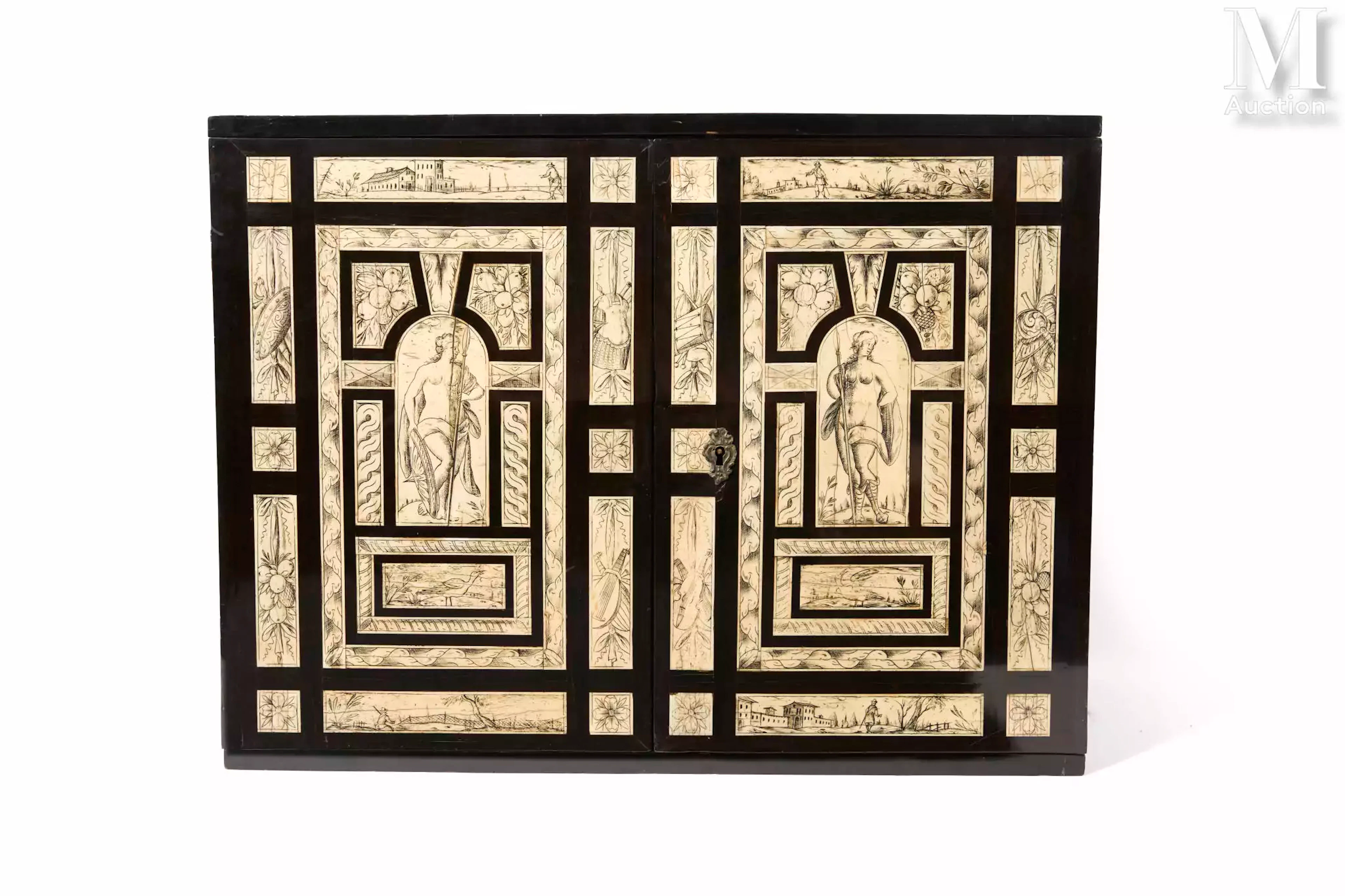 Cabinet, Italie, Lombardie, XVIIe siècle