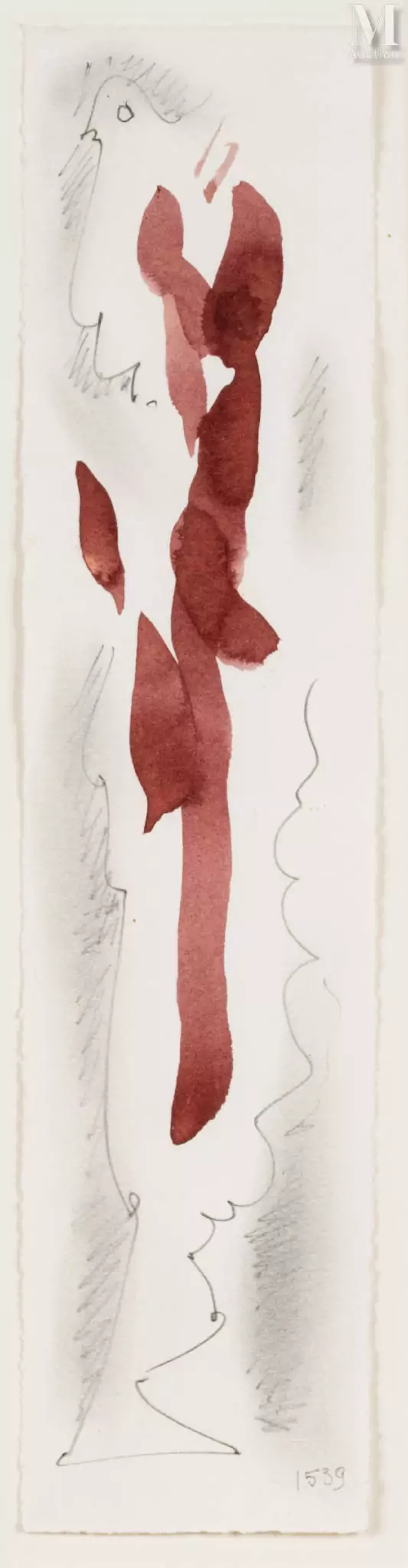 André MASSON (Balagny sur Therain 1896-Paris 1987) Féminaire de la