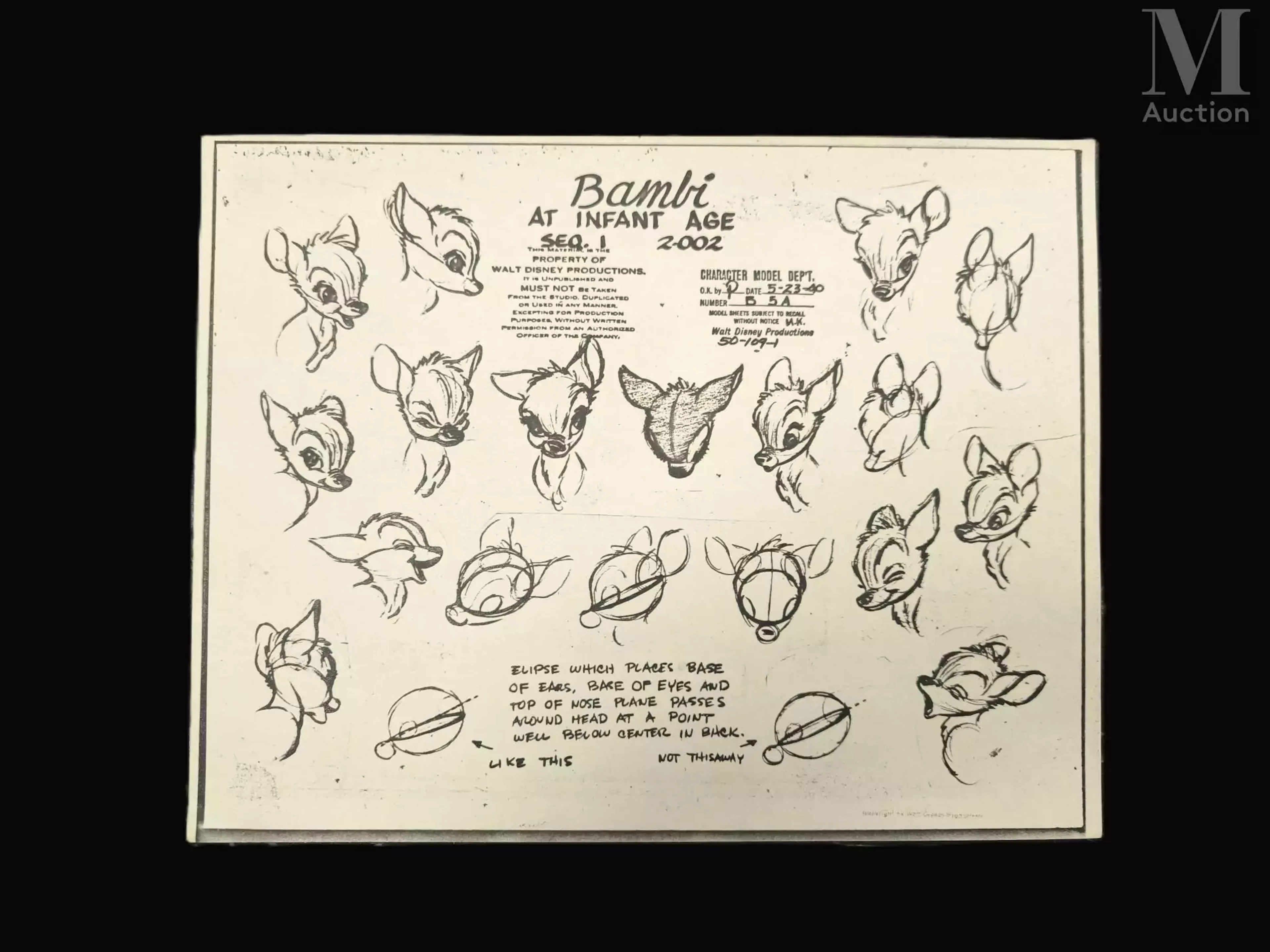 STUDIOS DISNEY Model Sheet