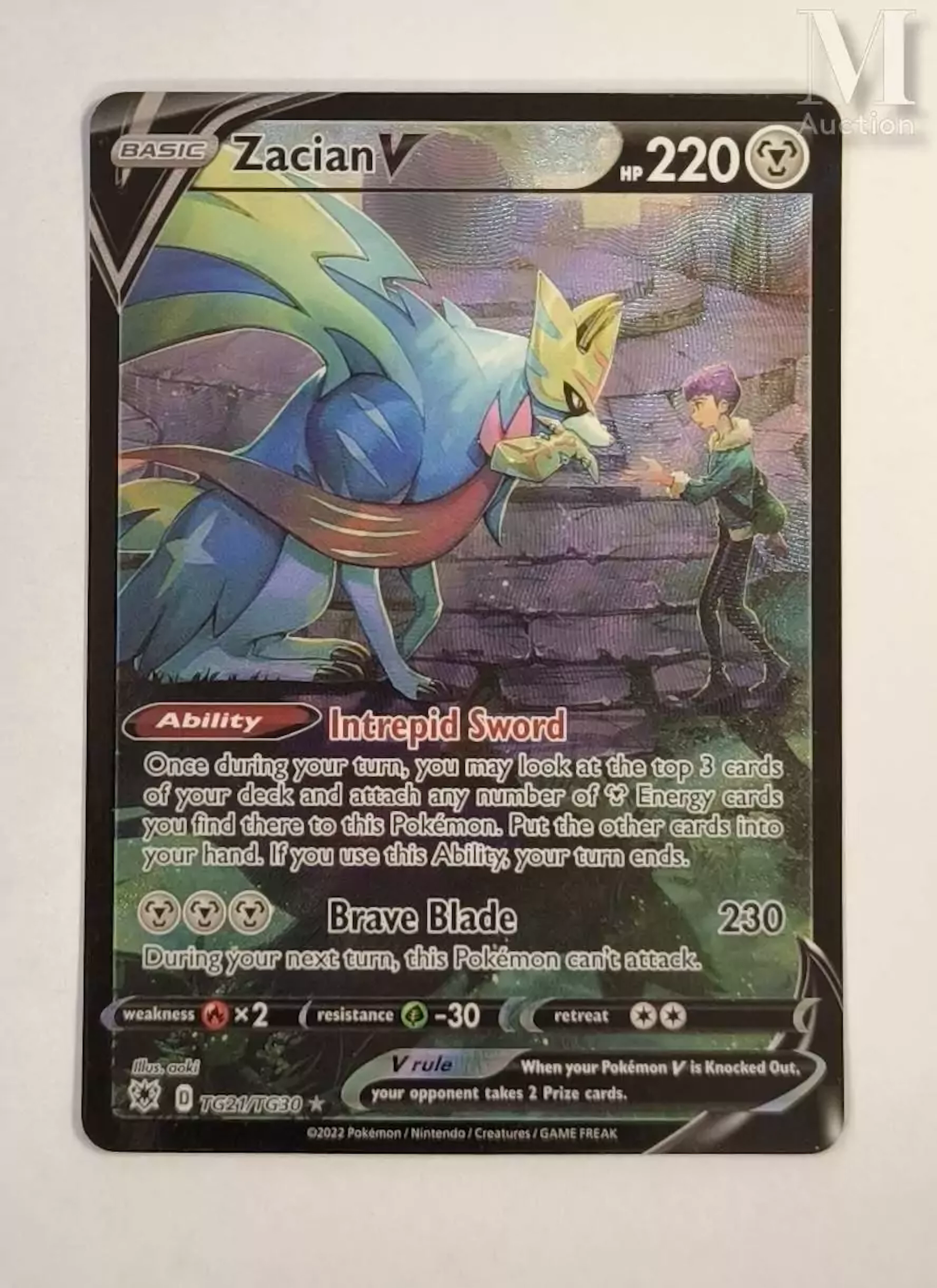 POKEMON Zacian V - Astres Radieux - TG21/TG30