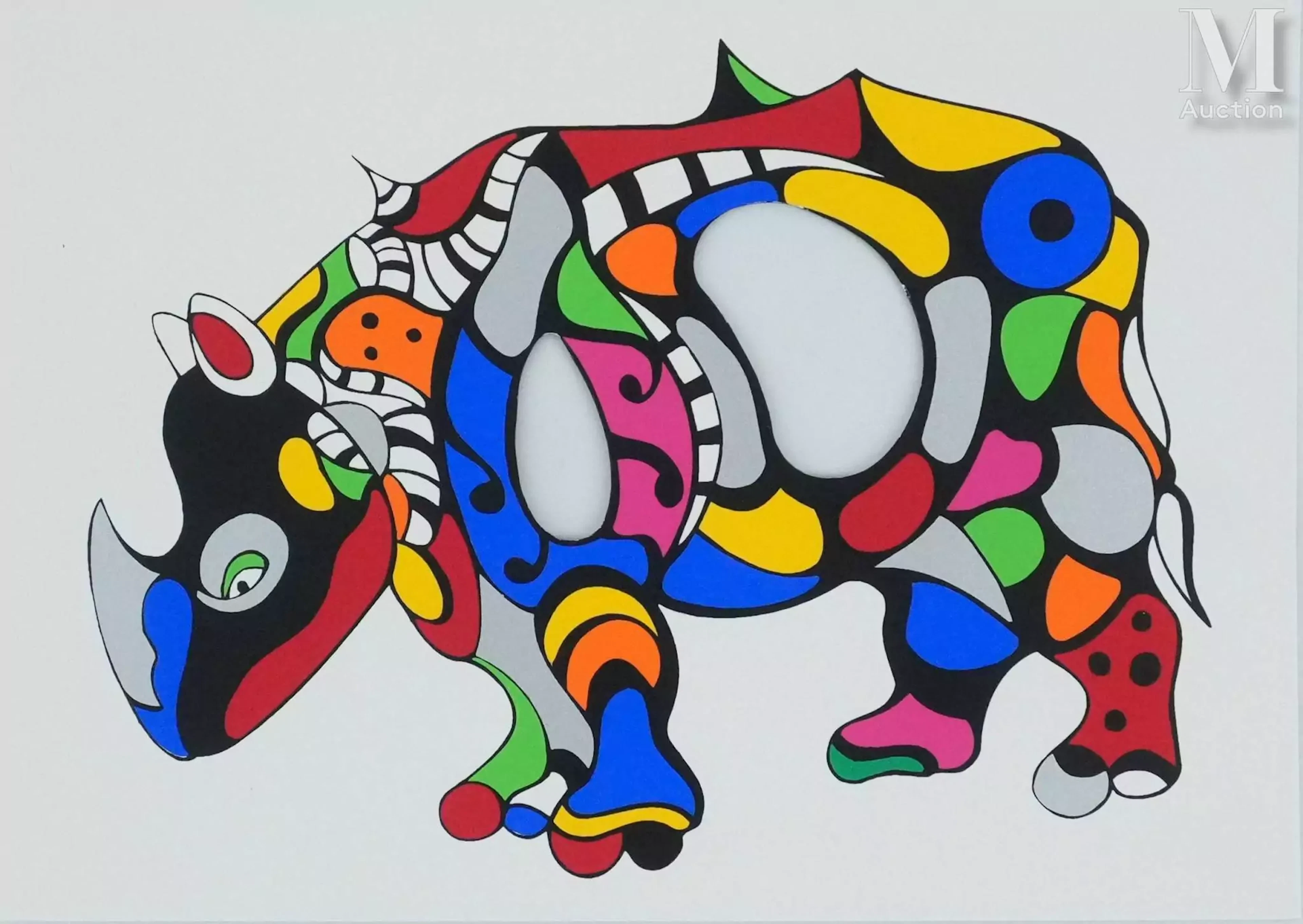 DE SAINT PHALLE Niki Le rhinocéros, 2000