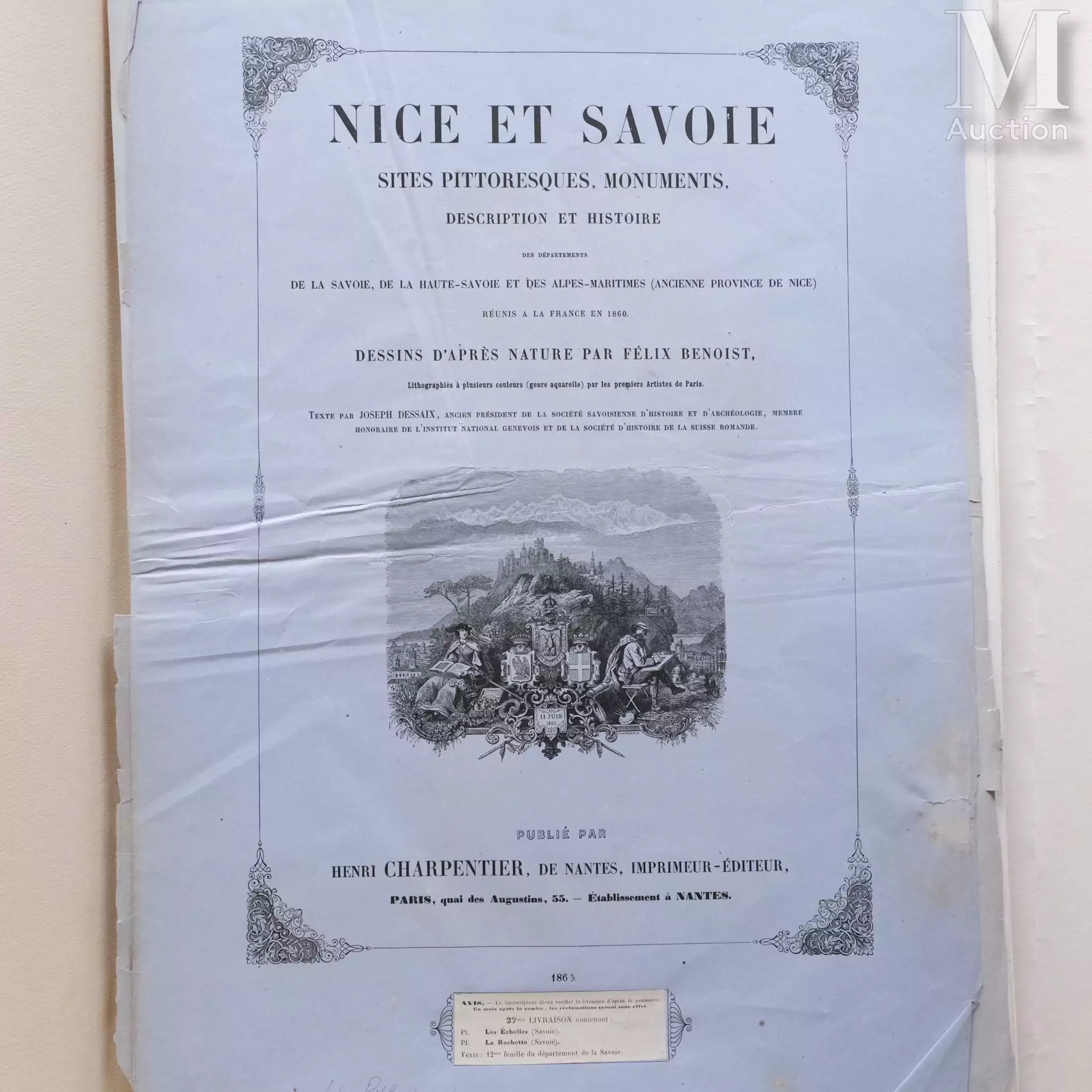 Dessins gravés par Félix BENOIST