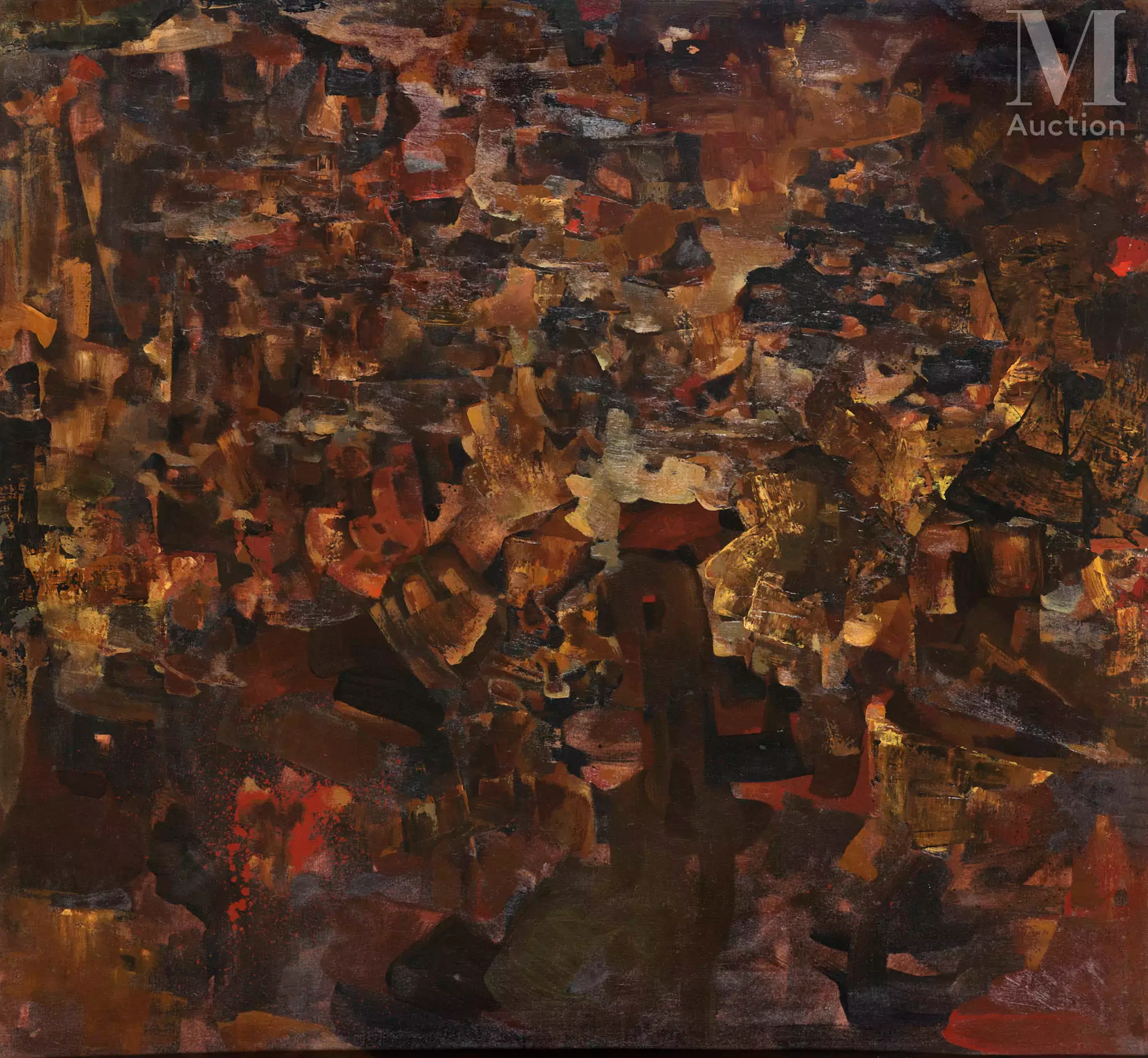 Ramses YOUNAN (Égypte, 1913 – 1966) Untitled (Abstract Series)