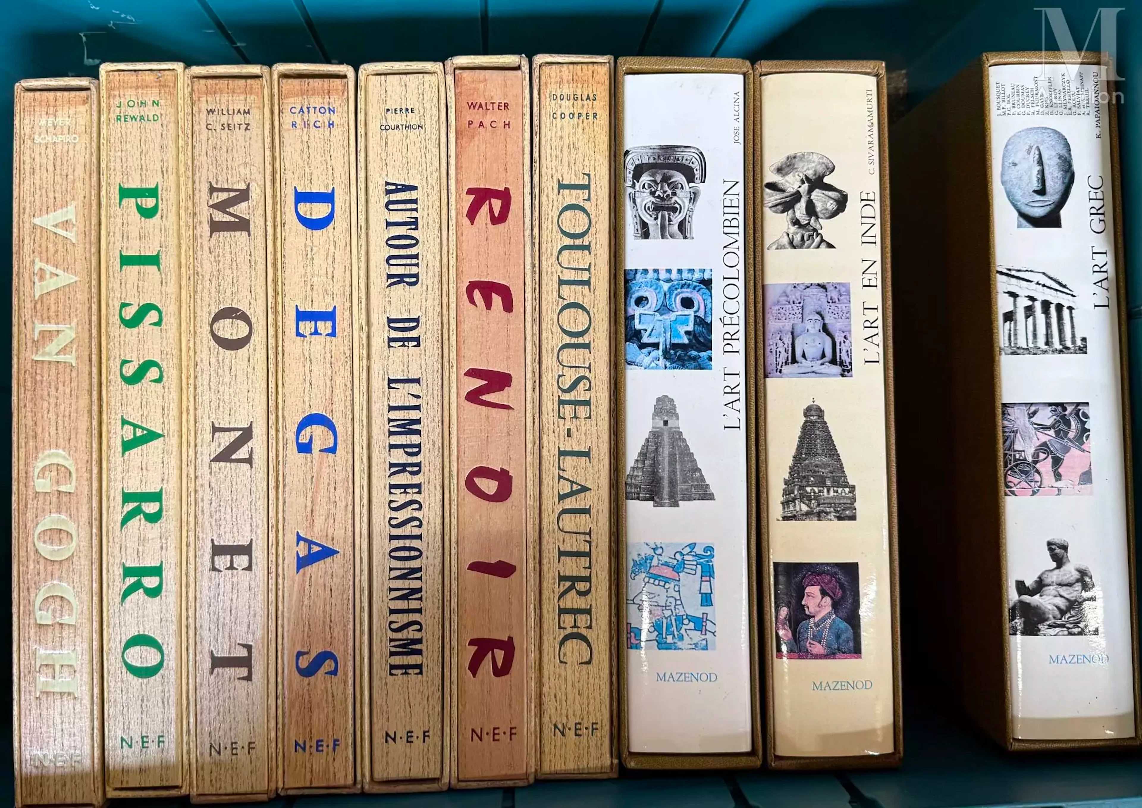 MANNETTE à thématique bibliophilie et livres d'art comprenant: