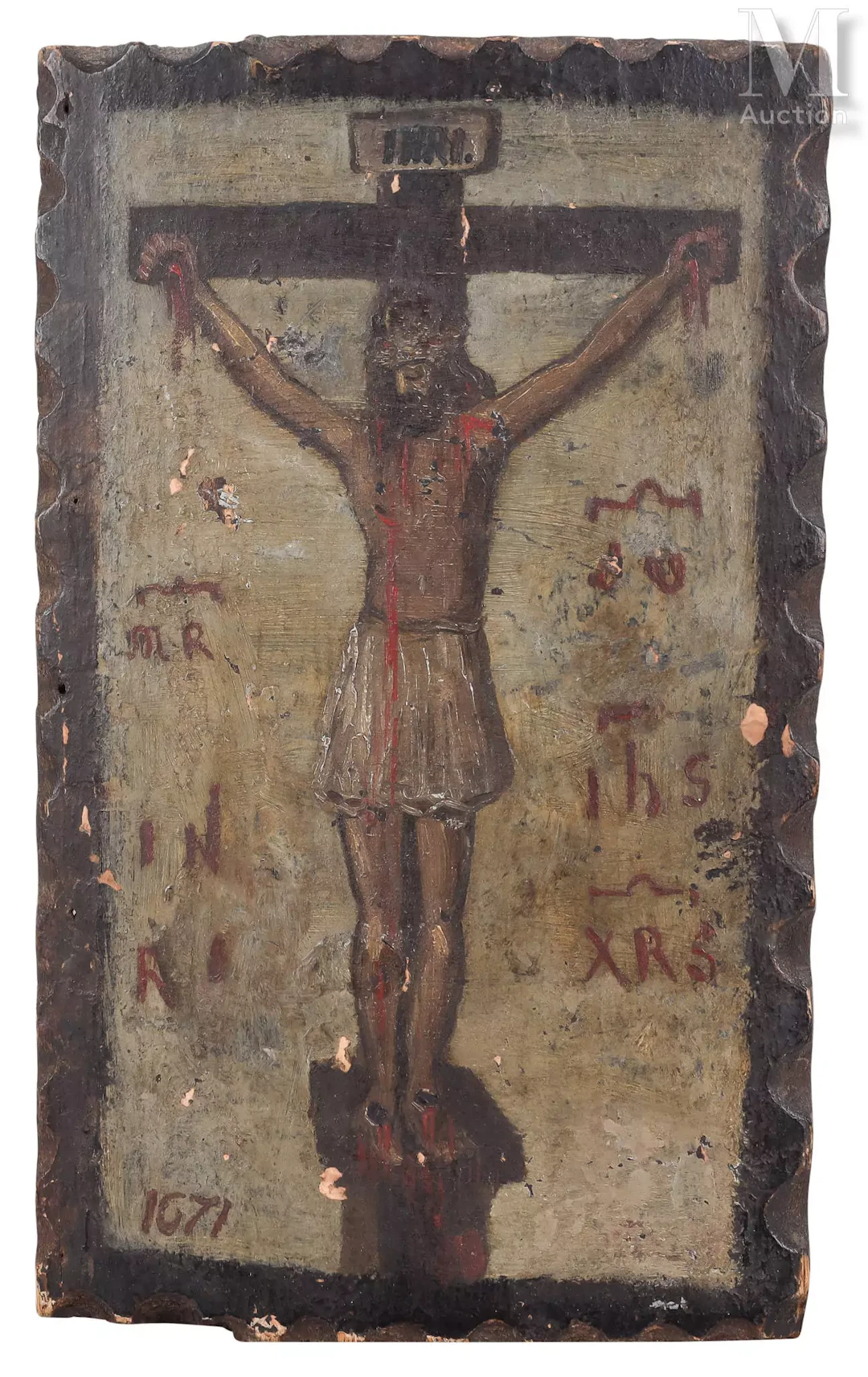 Ecole SUD AMERICAINE, 1671 La Crucifixion