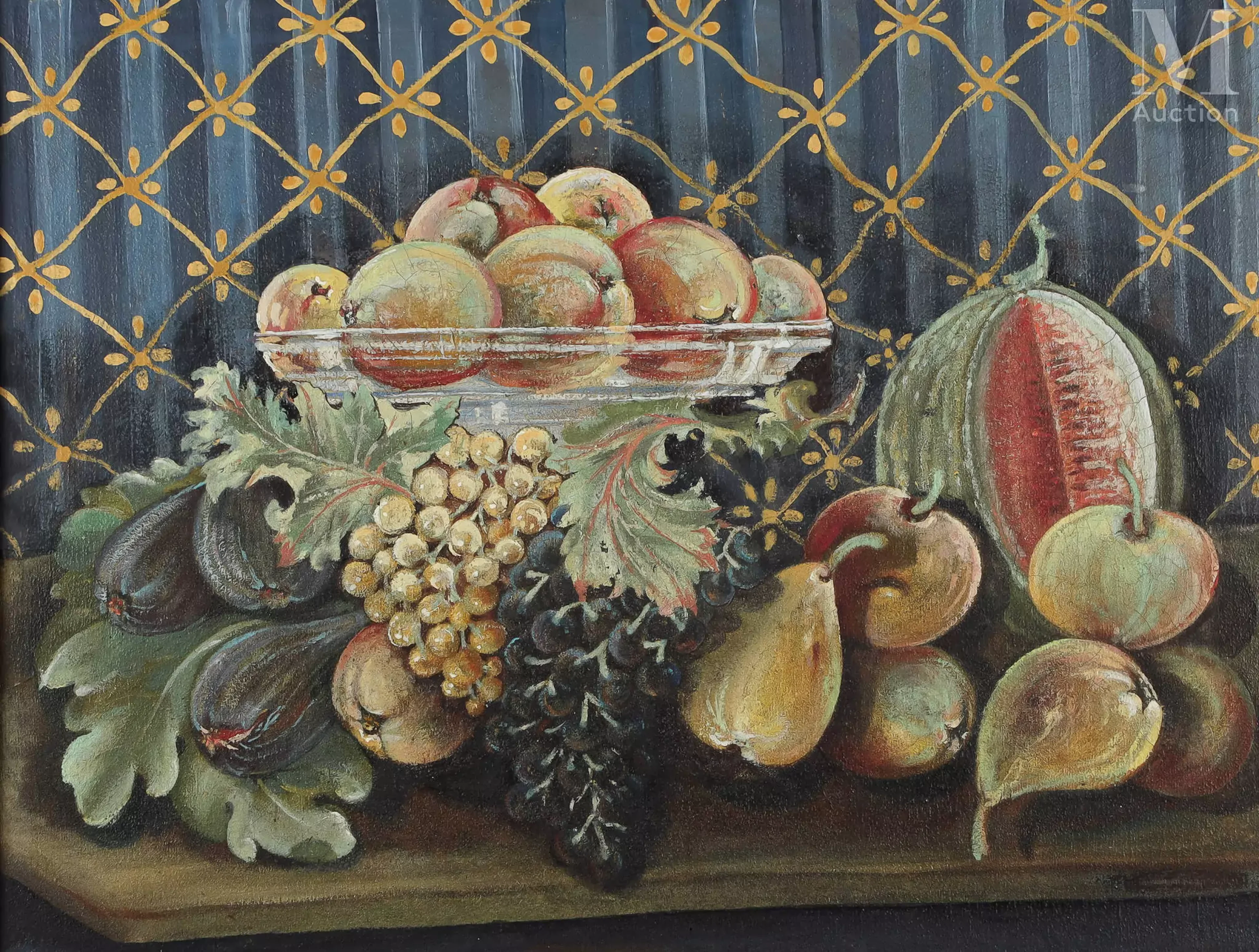 Ecole du XXe siècle Nature morte aux fruits