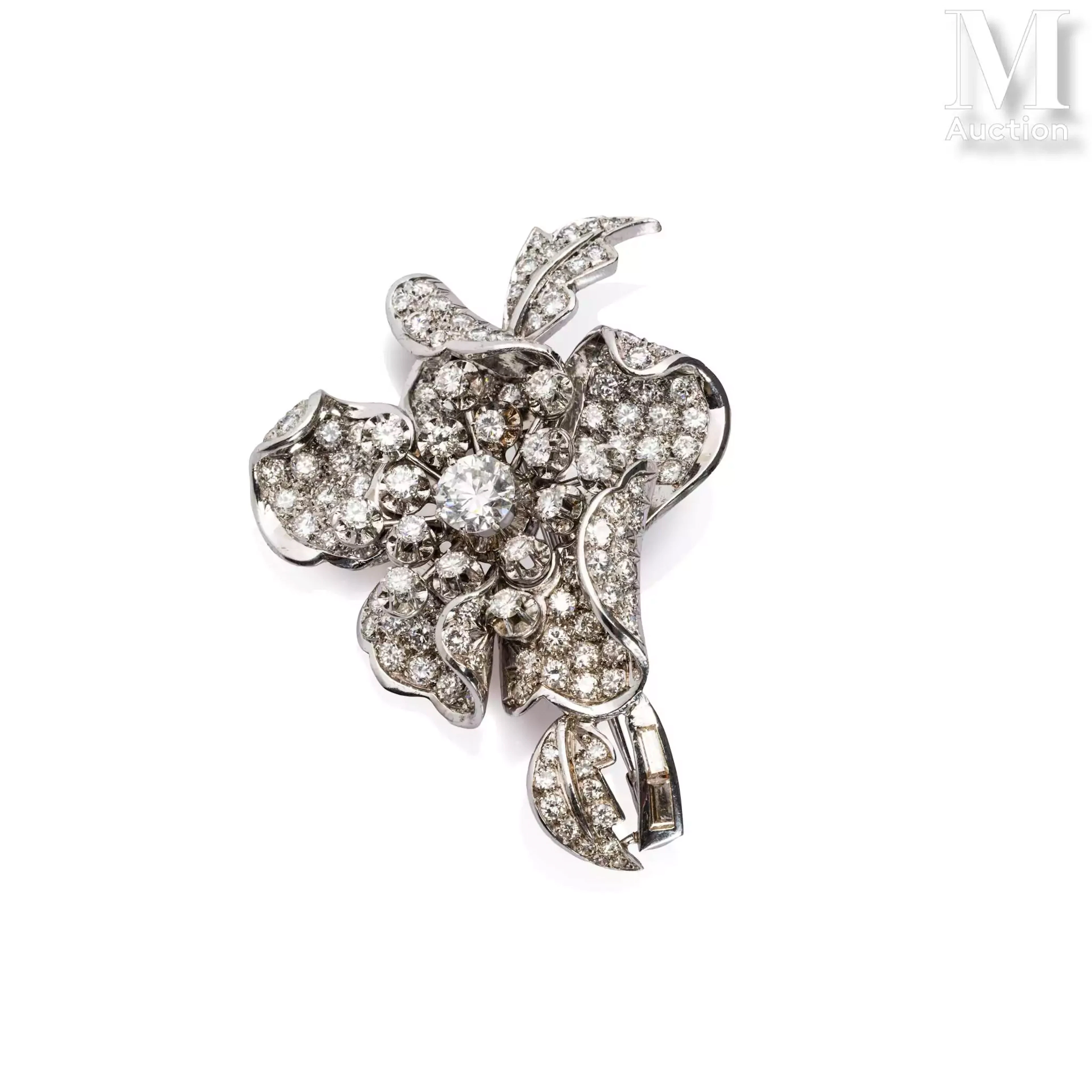 Broche diamants