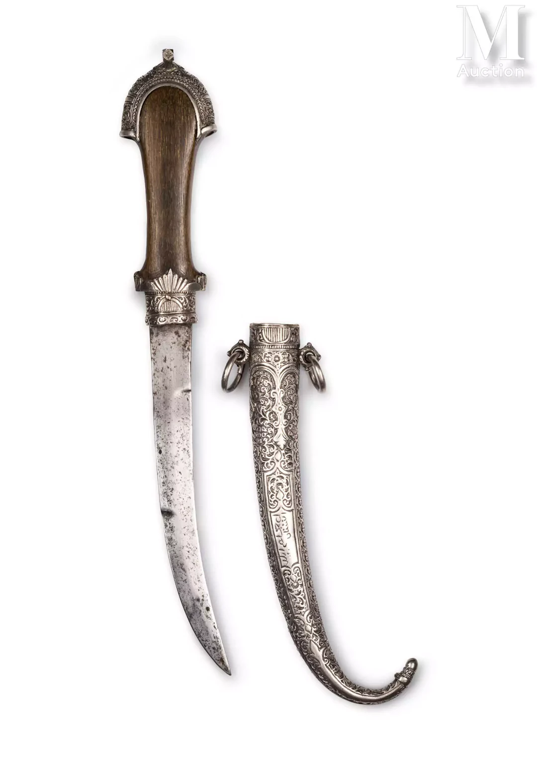 Koumiya à poignée en corne blonde Maroc, 1900-1930