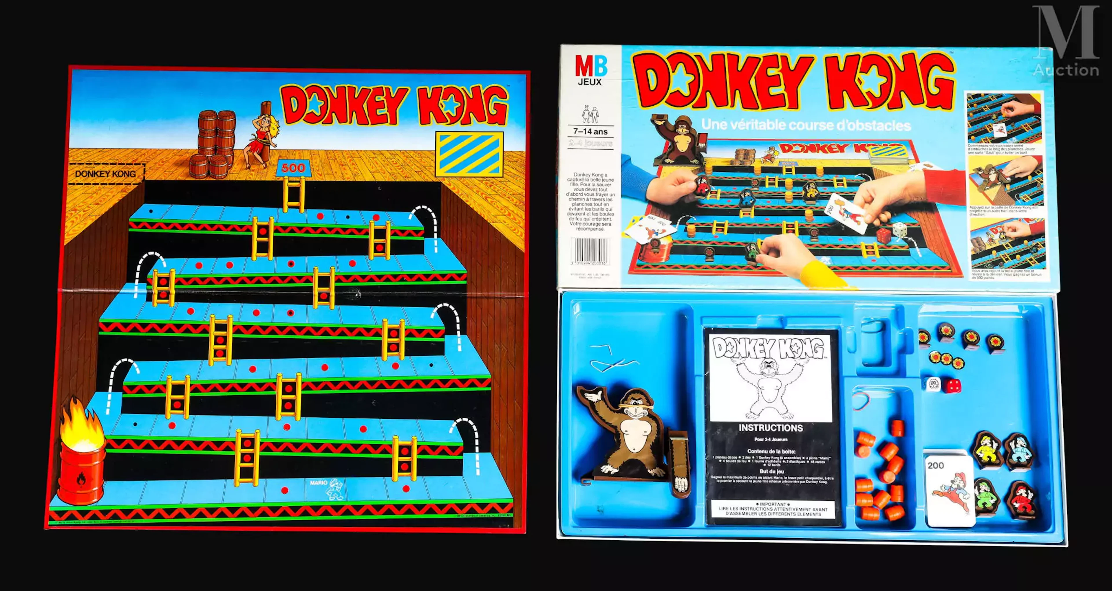 NINTENDO & MB Donkey Kong - MB Board game 1983
