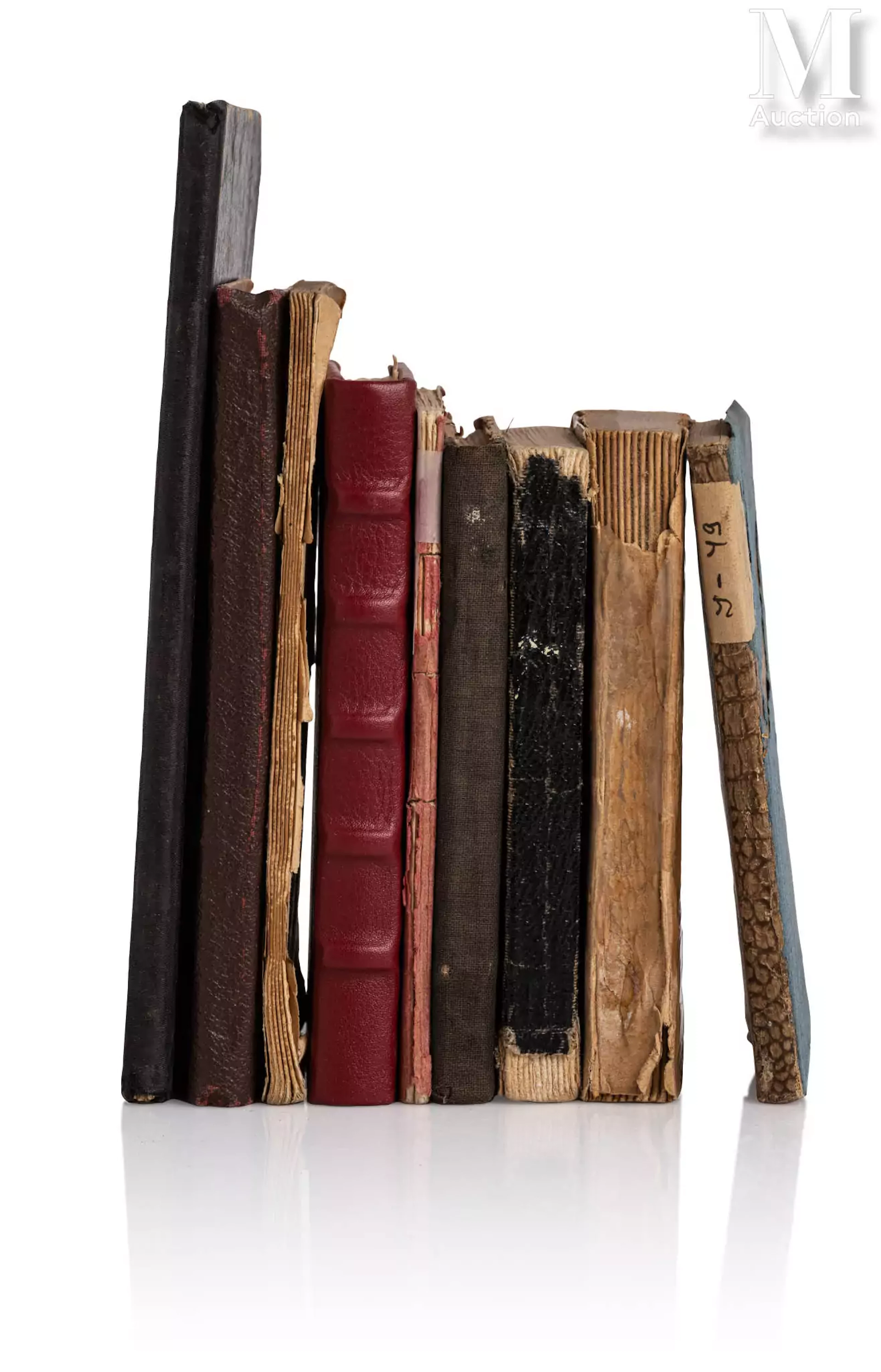 Ensemble de 9 manuels d’instruction militaire, textes en russe :