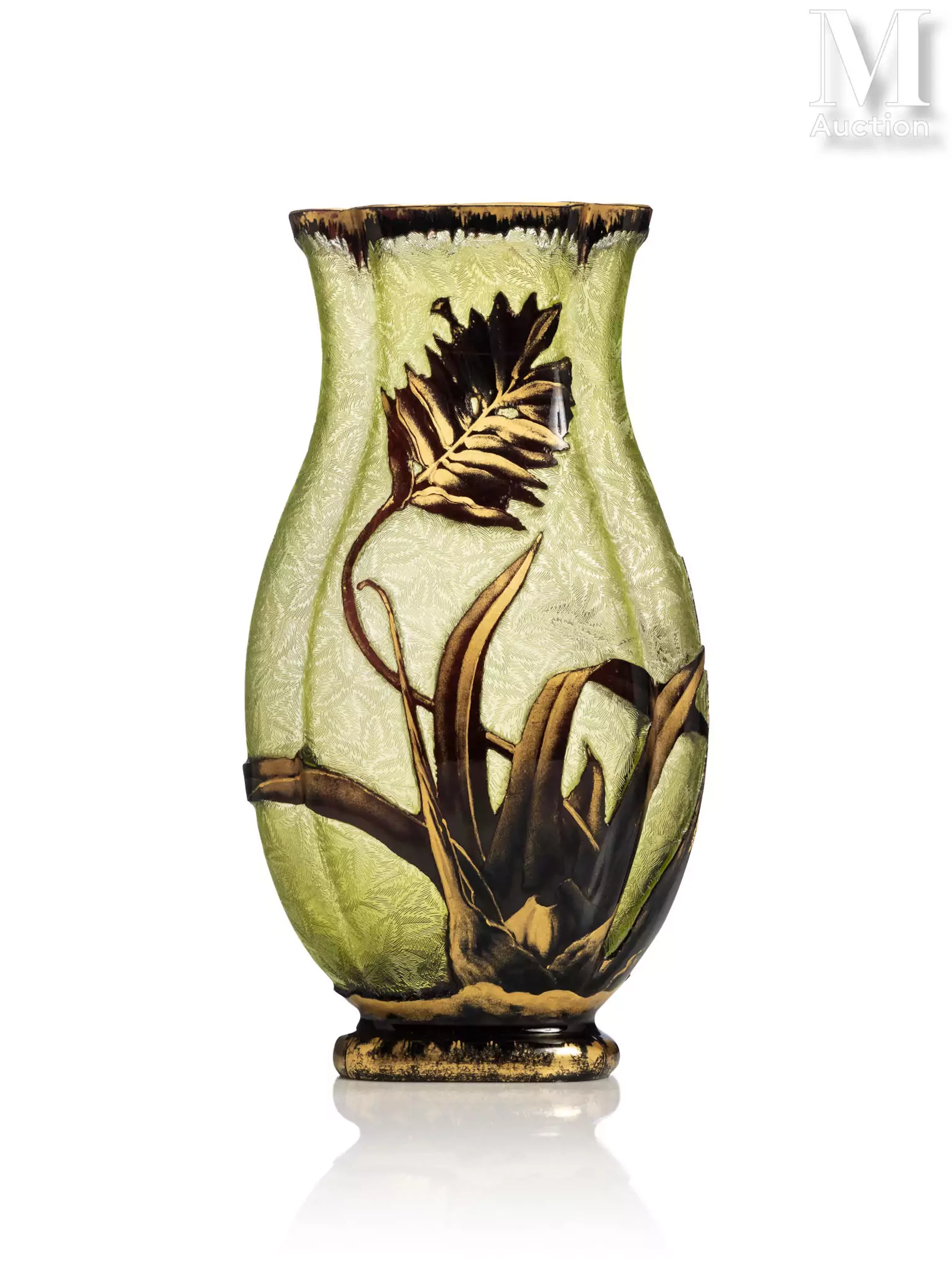 BACCARAT (Cristallerie de) "Broméliacées"