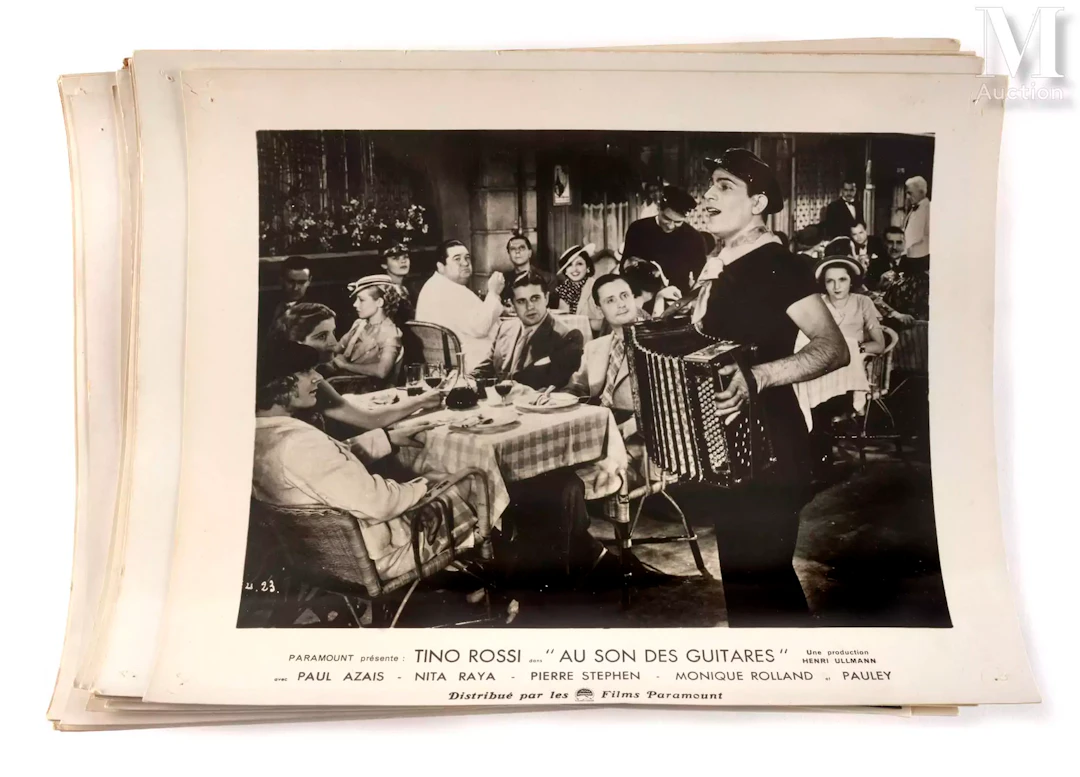 AU SON DES GUITARES Tino Rossi dans le film de Pierre-Jean Ducis, 1936