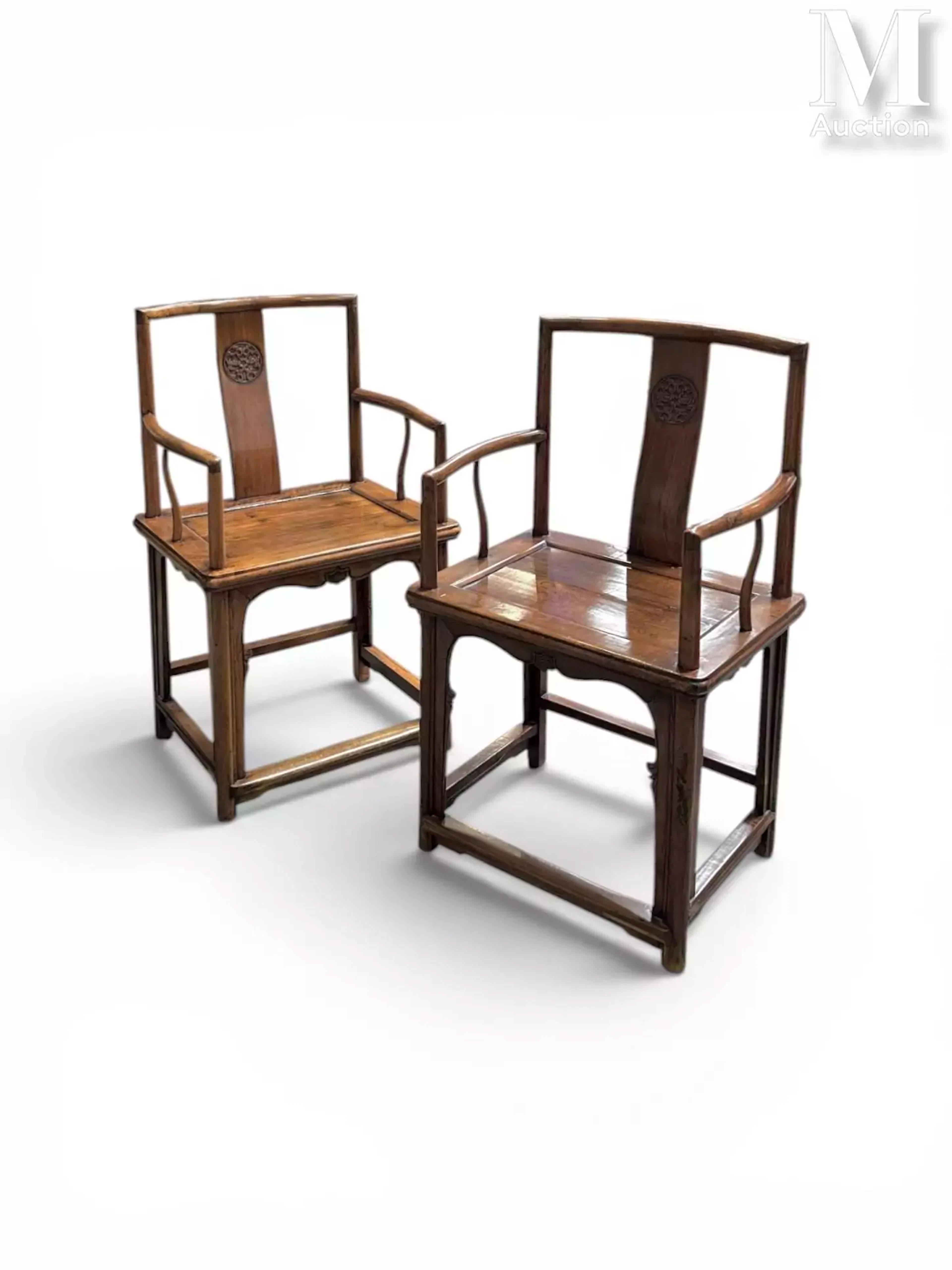 CHINE Paire de fauteuils