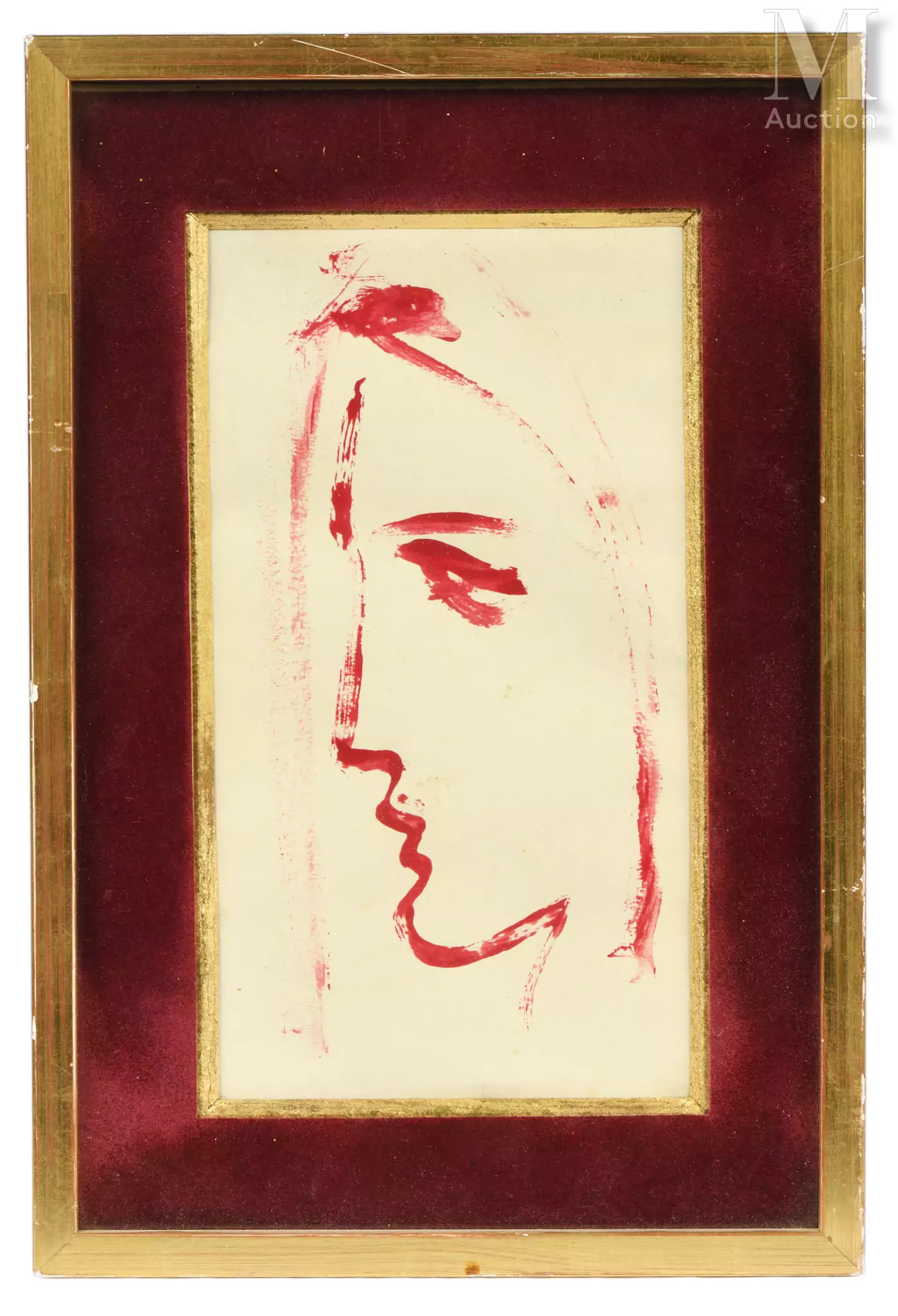 Henri FUMI (?) (XXe siècle) Brigitte Bardot de profil