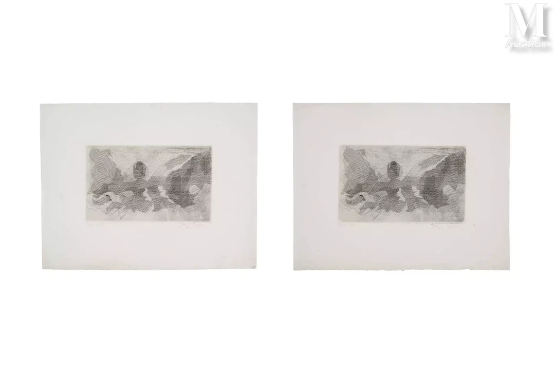 Jacques VILLON (1875 - 1963) Dans une cave à Hébuterne. 1932