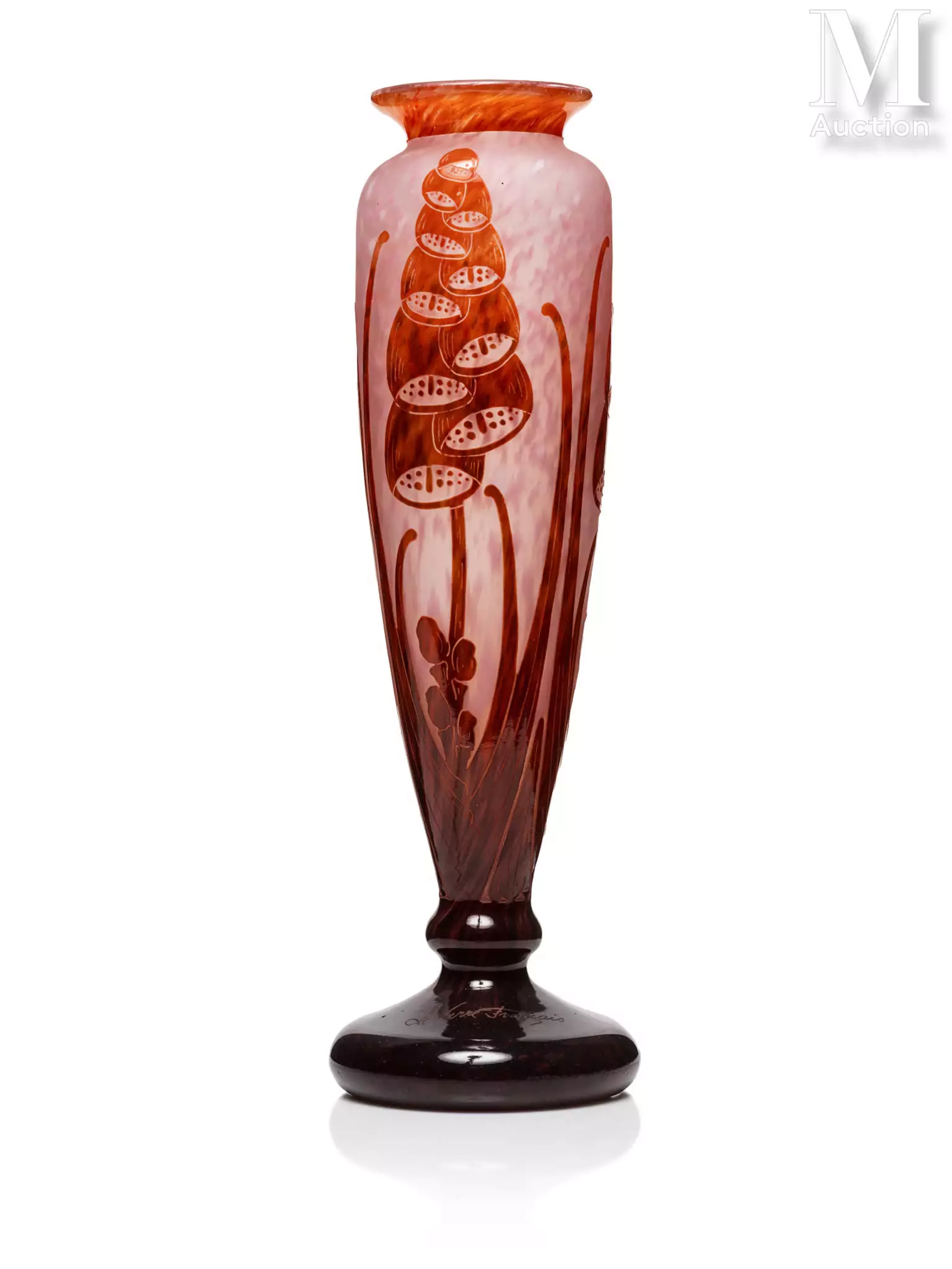 Charles SCHNEIDER (1881 - 1953) - Le Verre Français "Digitales"