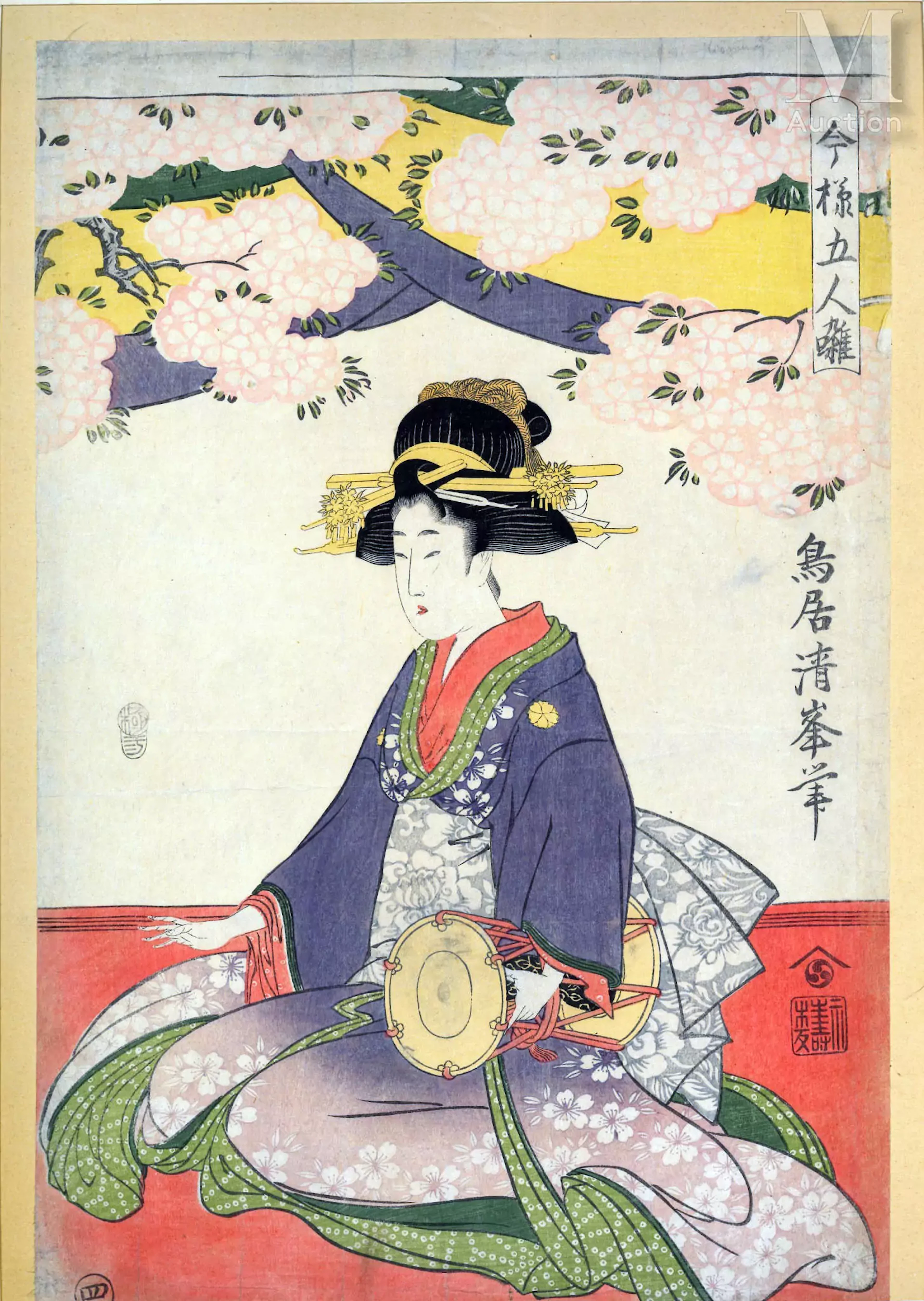 JAPON, XIXe siècle Torii Kiyomitsu II (Kyomine) (1787-1868)