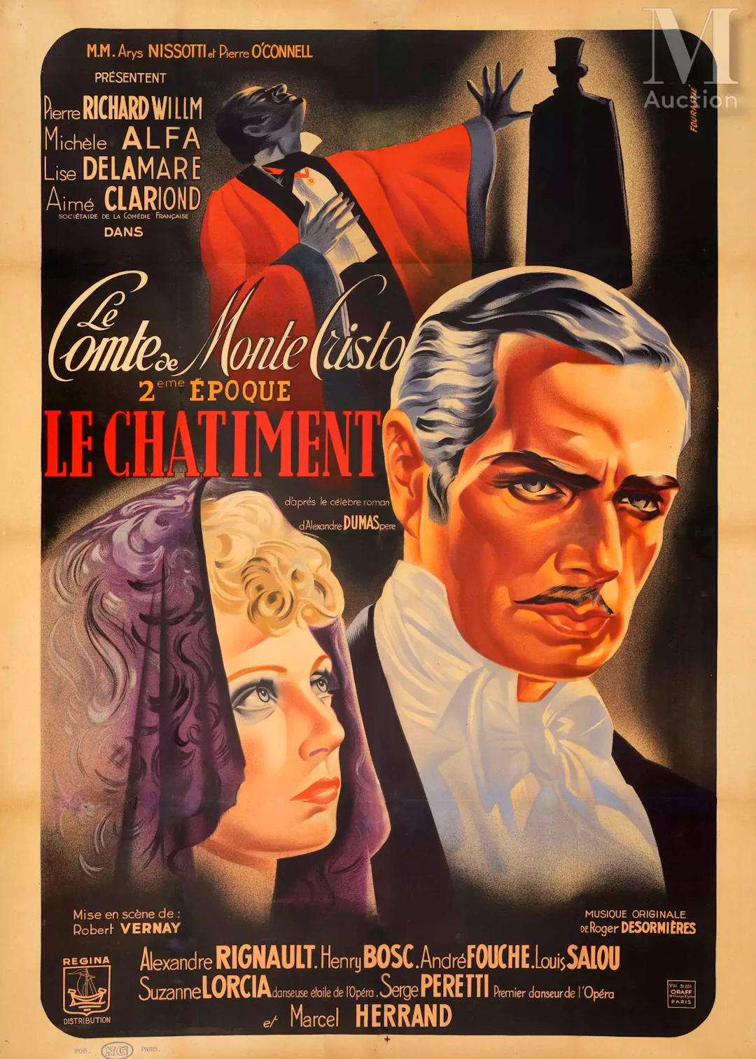 LE COMTE DE MONTE-CRISTO LE CHATIMENT (2e époque) Trois affiches