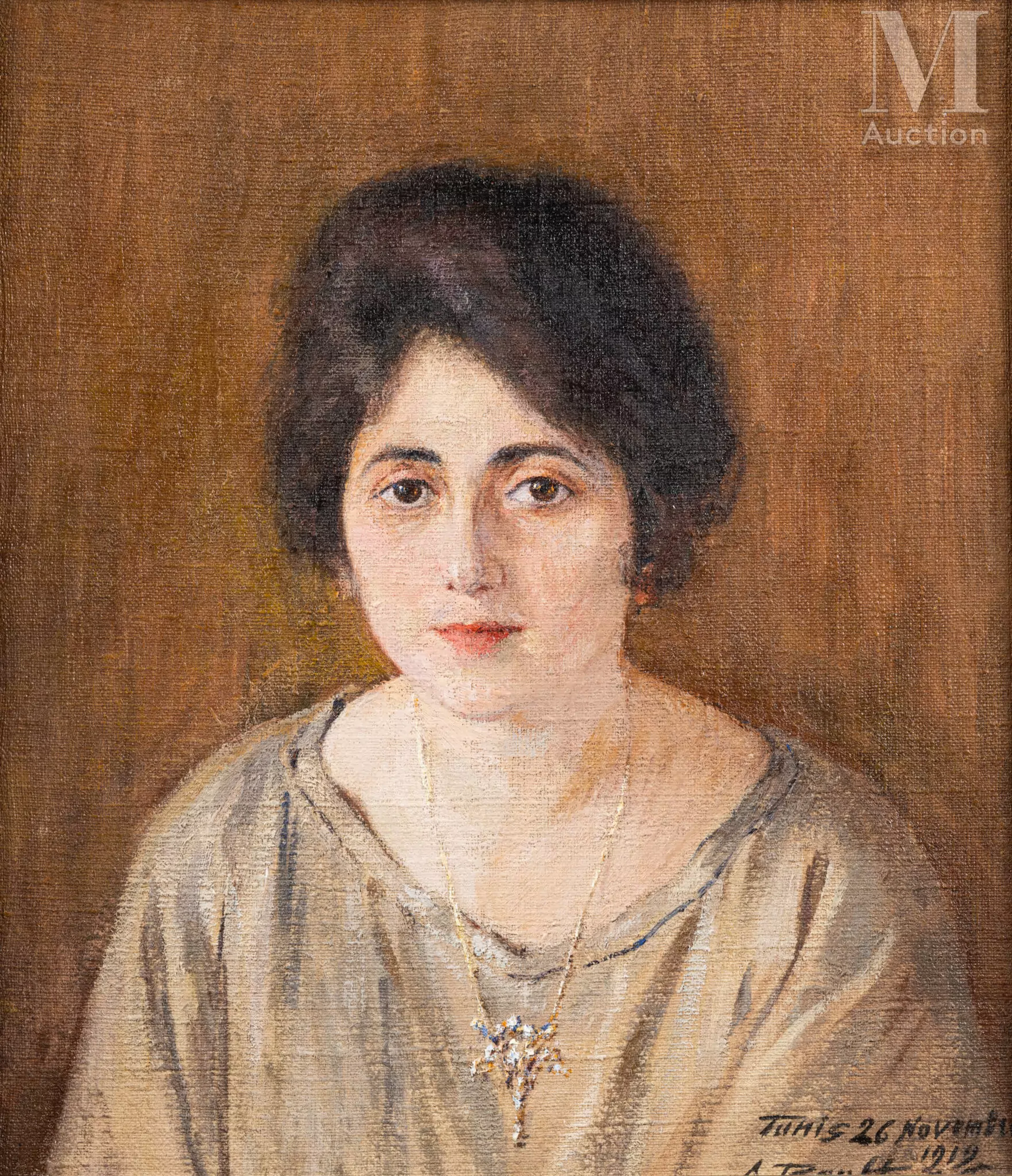 Alexandre ROUBTZOFF (Saint-Pétersbourg 1884 - Tunis 1949) Portrait