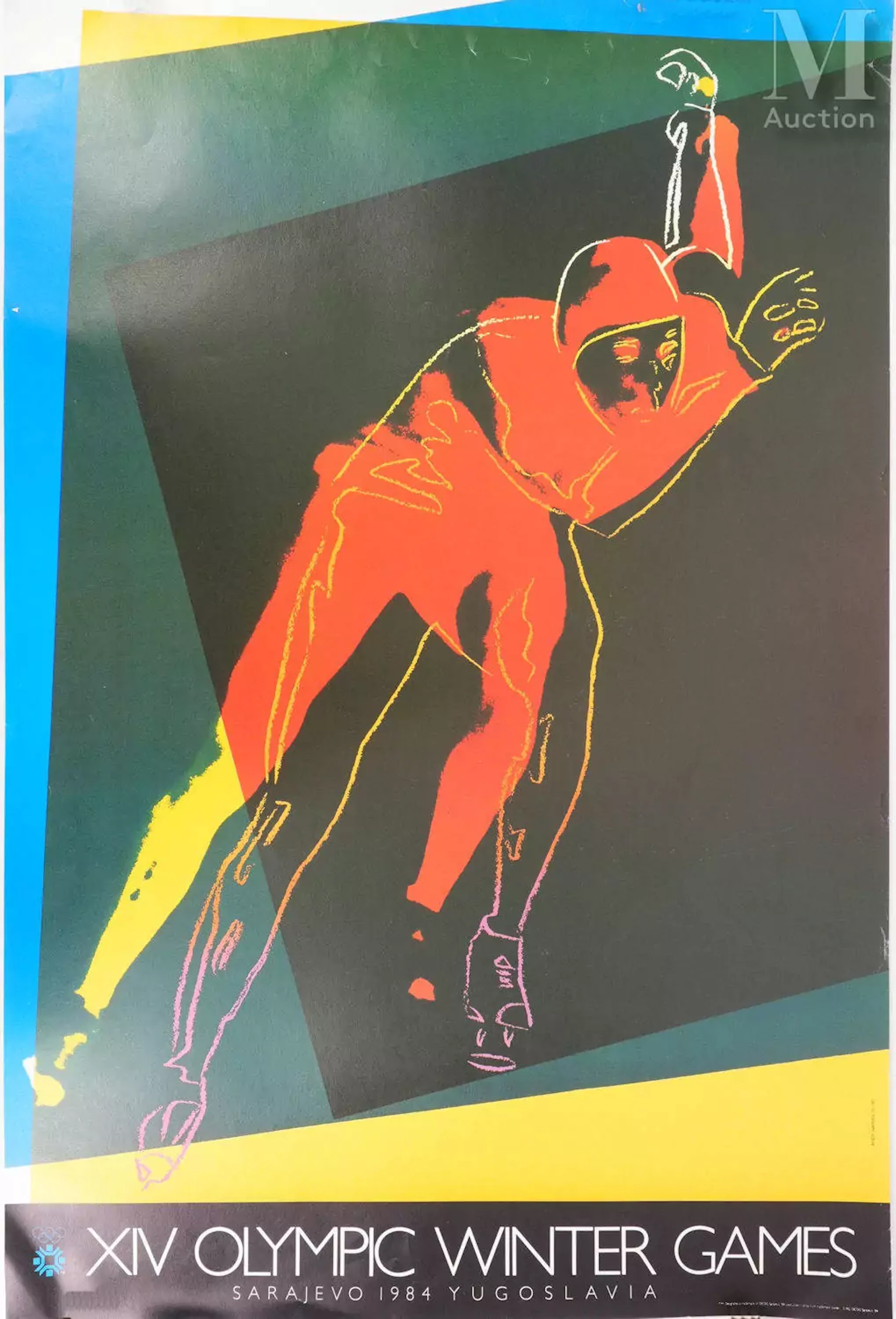 WARHOL Andy Speed Skater, 1984