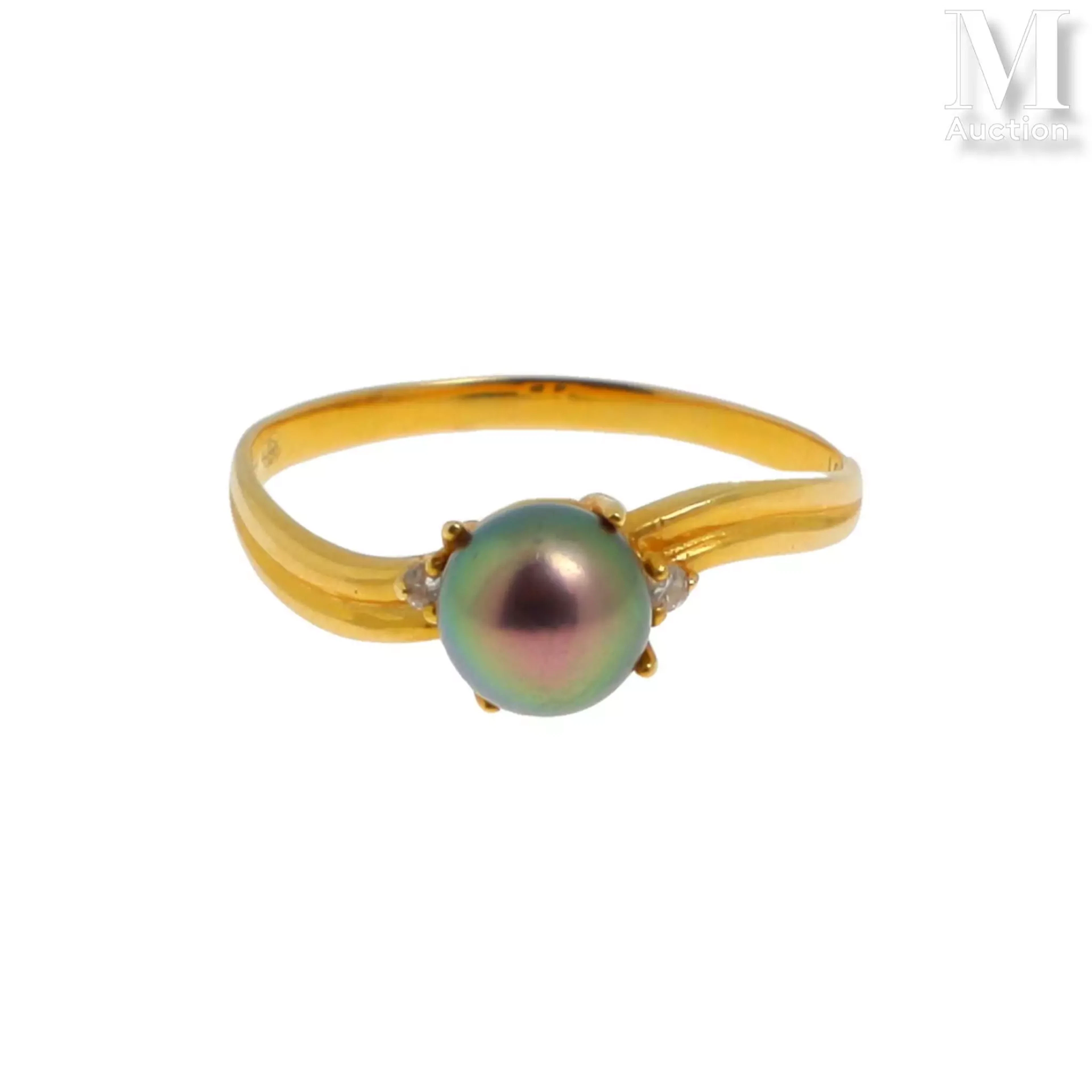 Bague perle