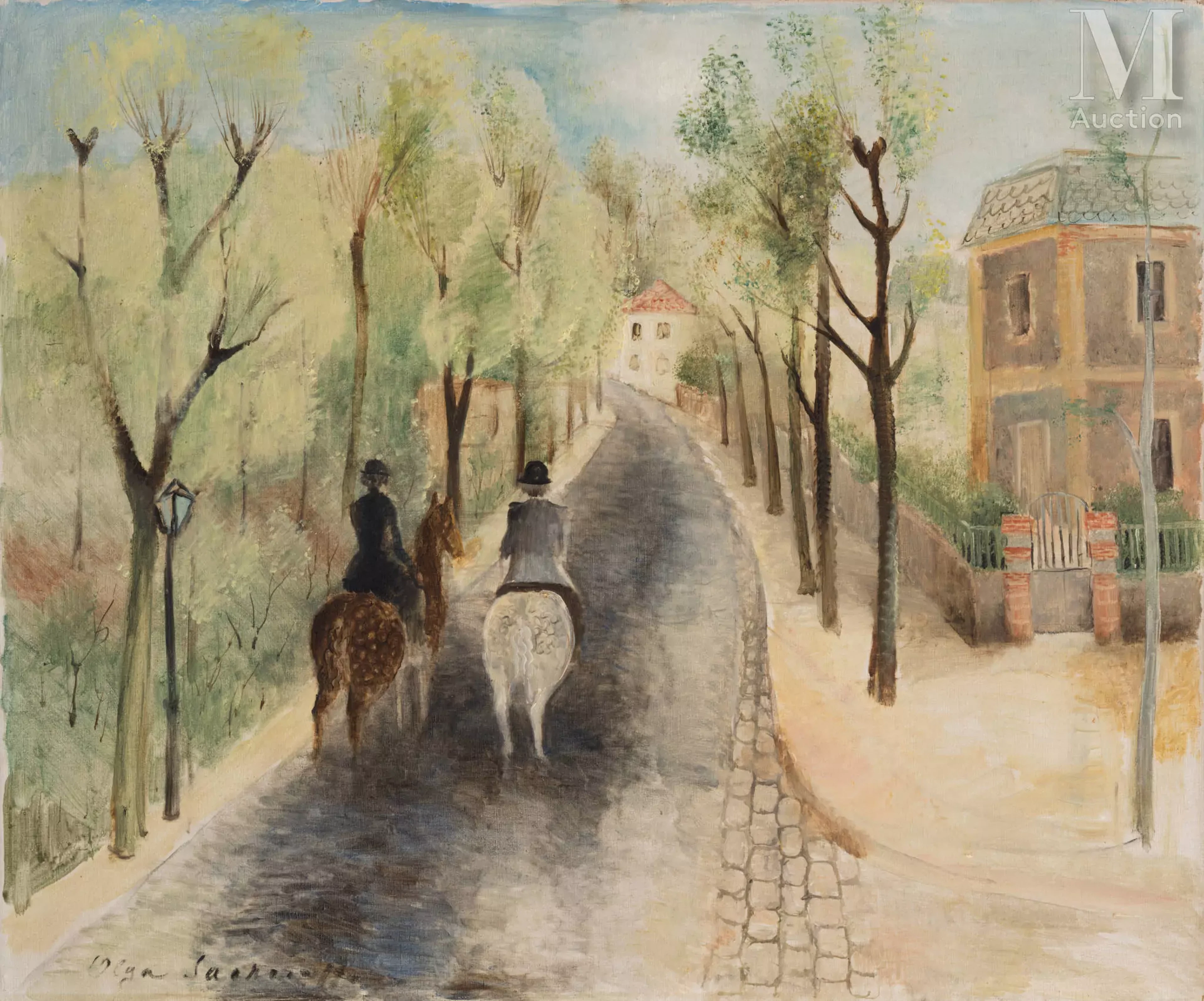Olga SACHAROFF (Tbilissi 1881 - Barcelone 1967) Les cavalières
