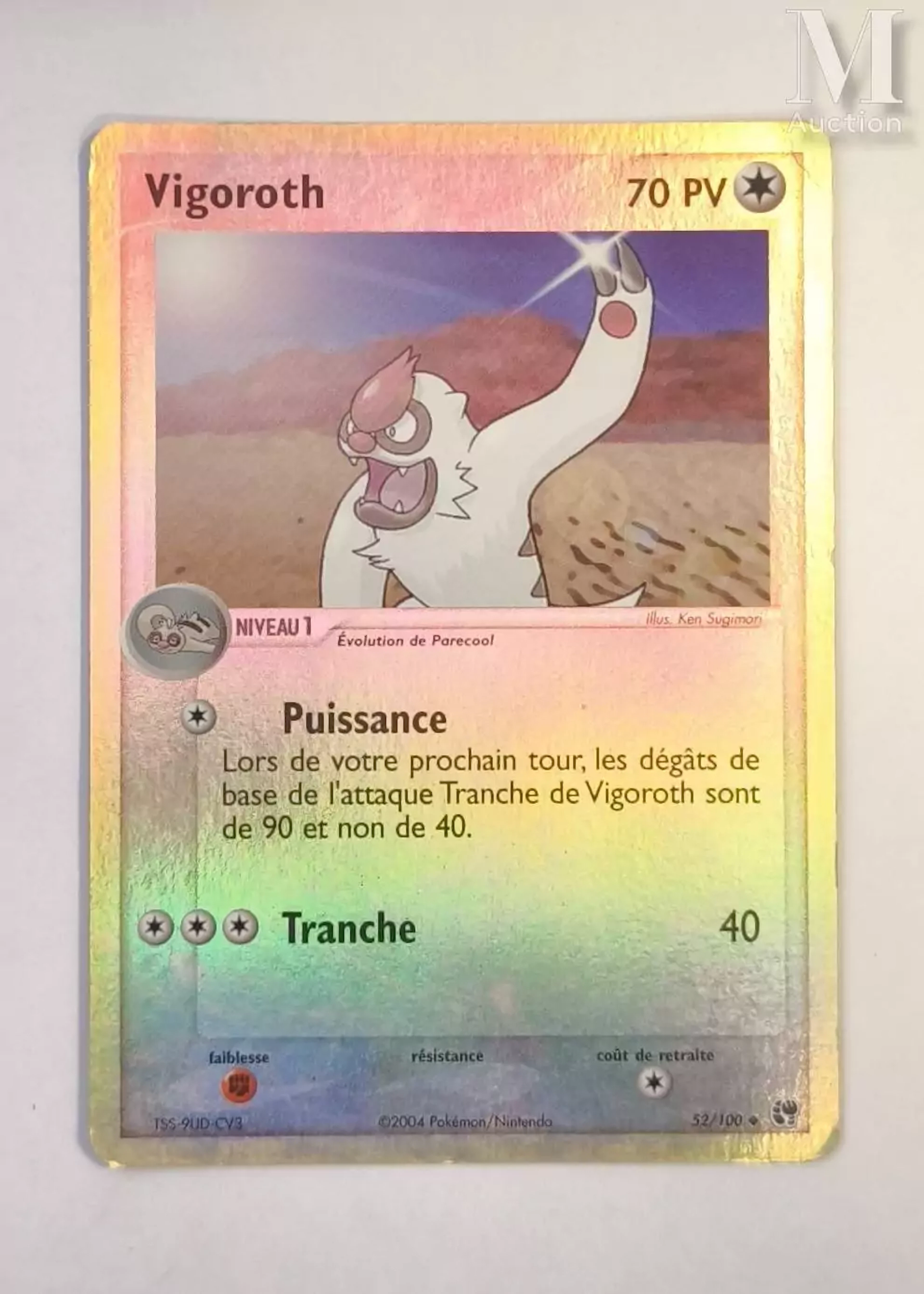 POKEMON Vigoroth - EX Tempête de Sable - 52/100