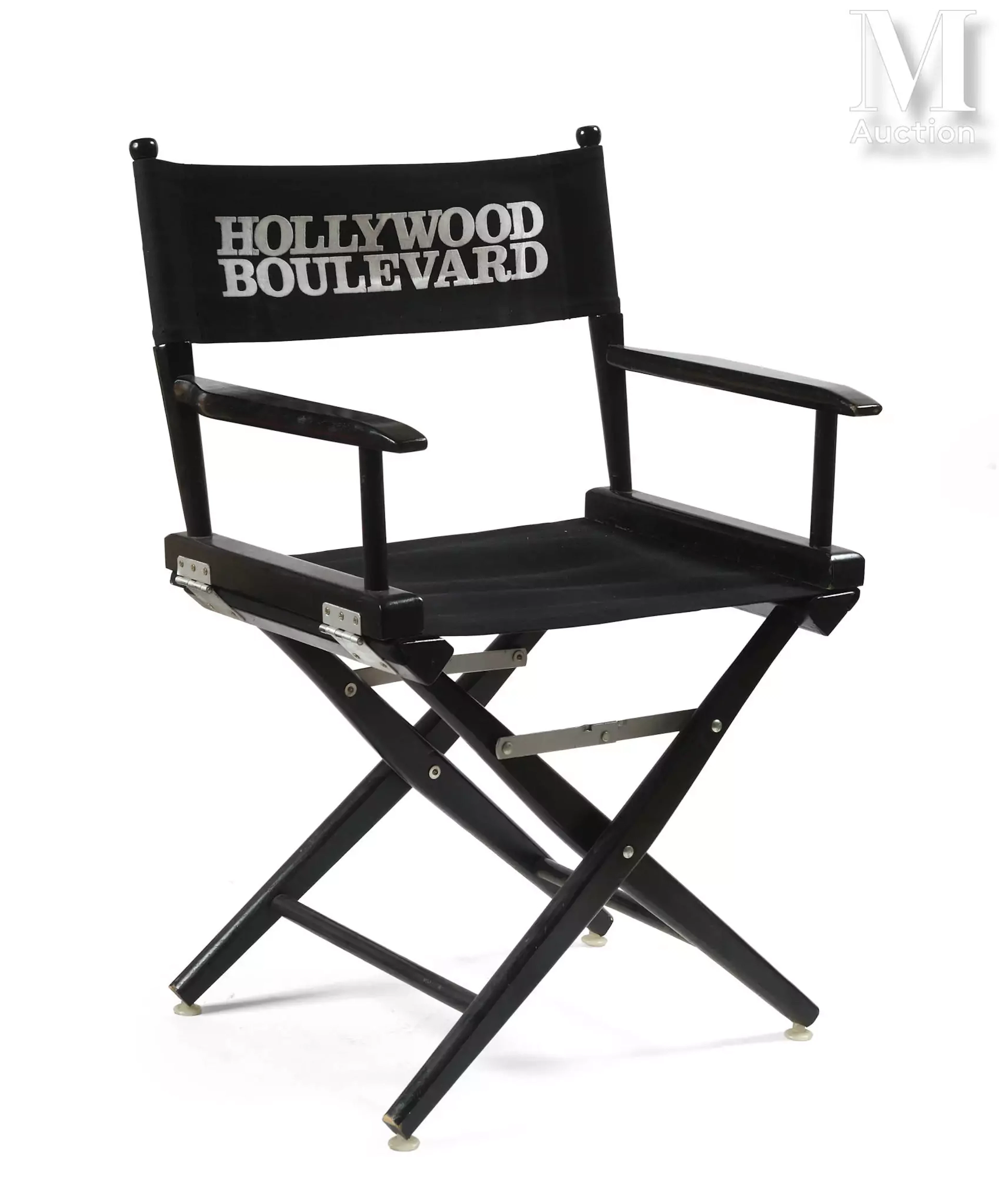 Paire de fauteuils de tournage René Chateau Vidéo *La Vidéo des Stars*