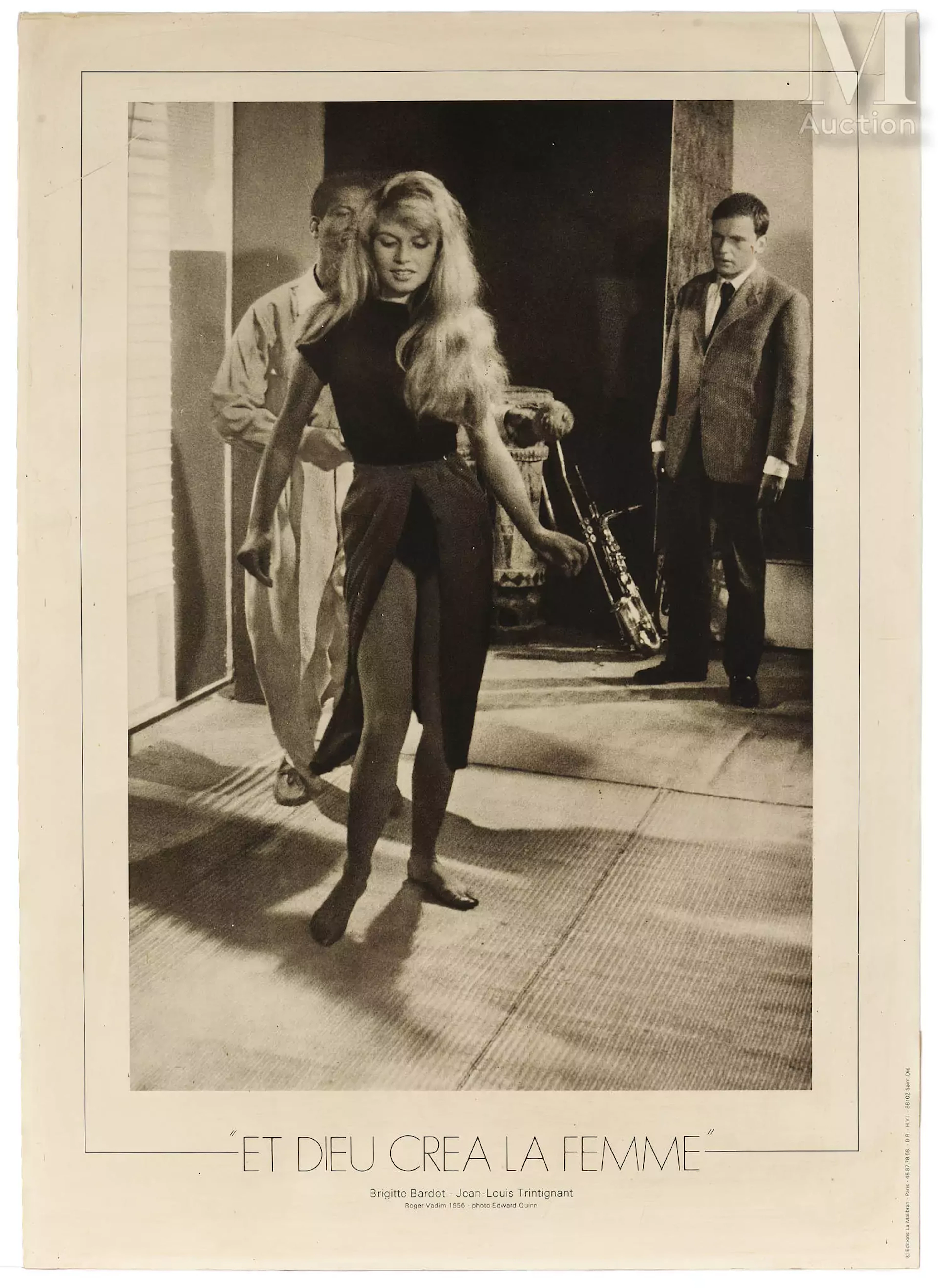 Edward QUINN (1920-1997) "ET DIEU CRÉA LA FEMME"