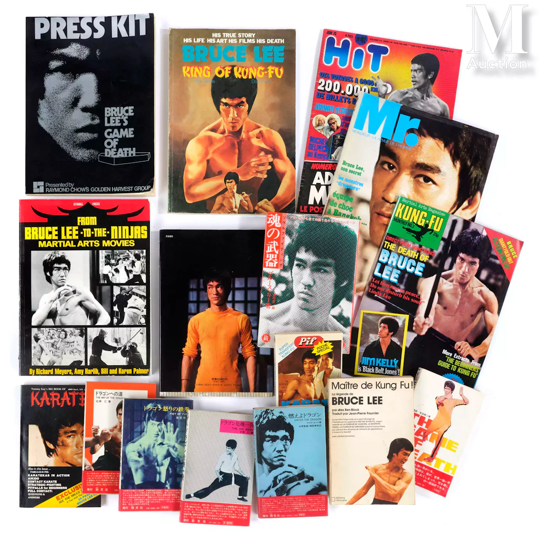 Bruce LEE 13 ouvrages dont 5 japonais et 3 revues