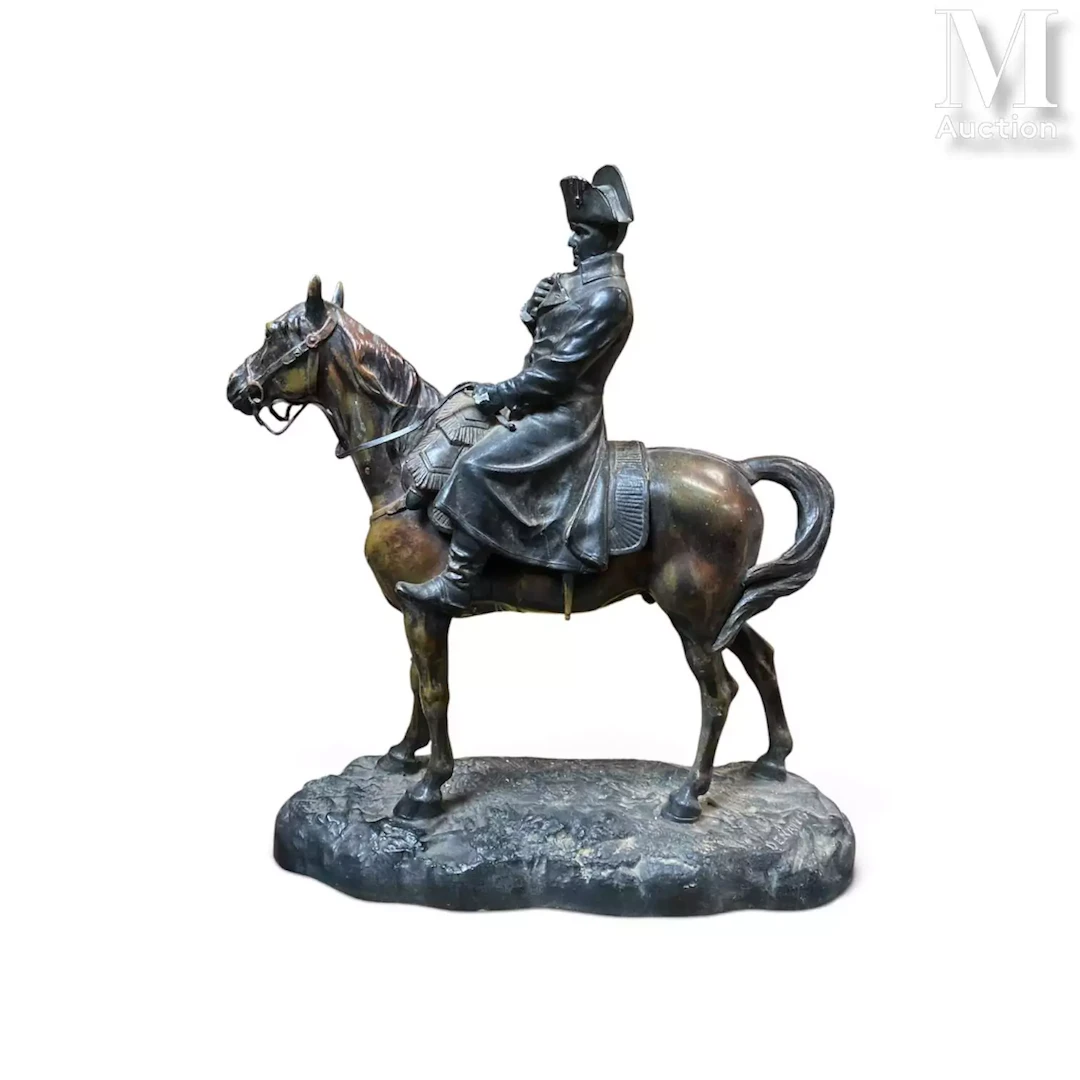 D'après DEMANGE Napoléon à cheval