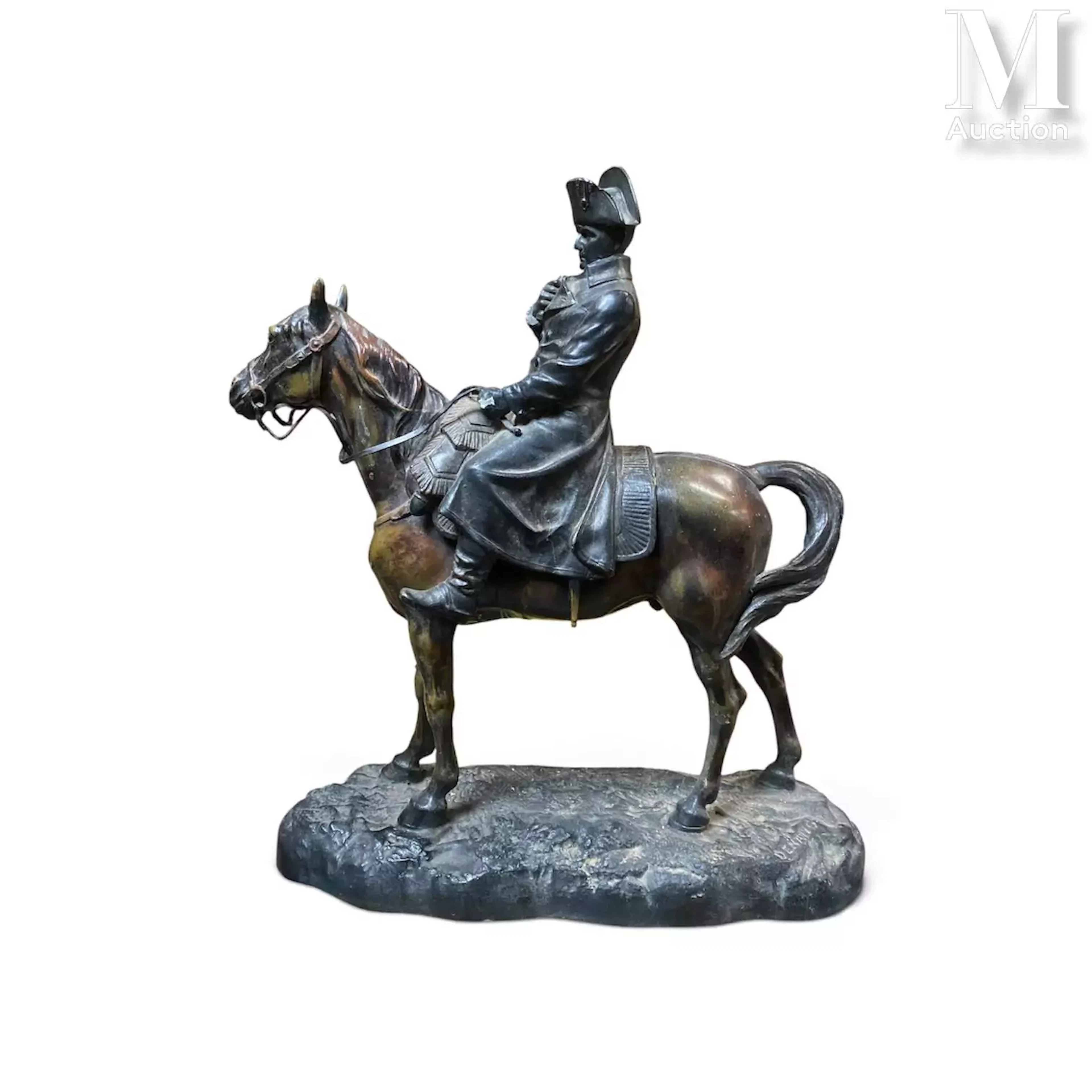 D'après DEMANGE Napoléon à cheval