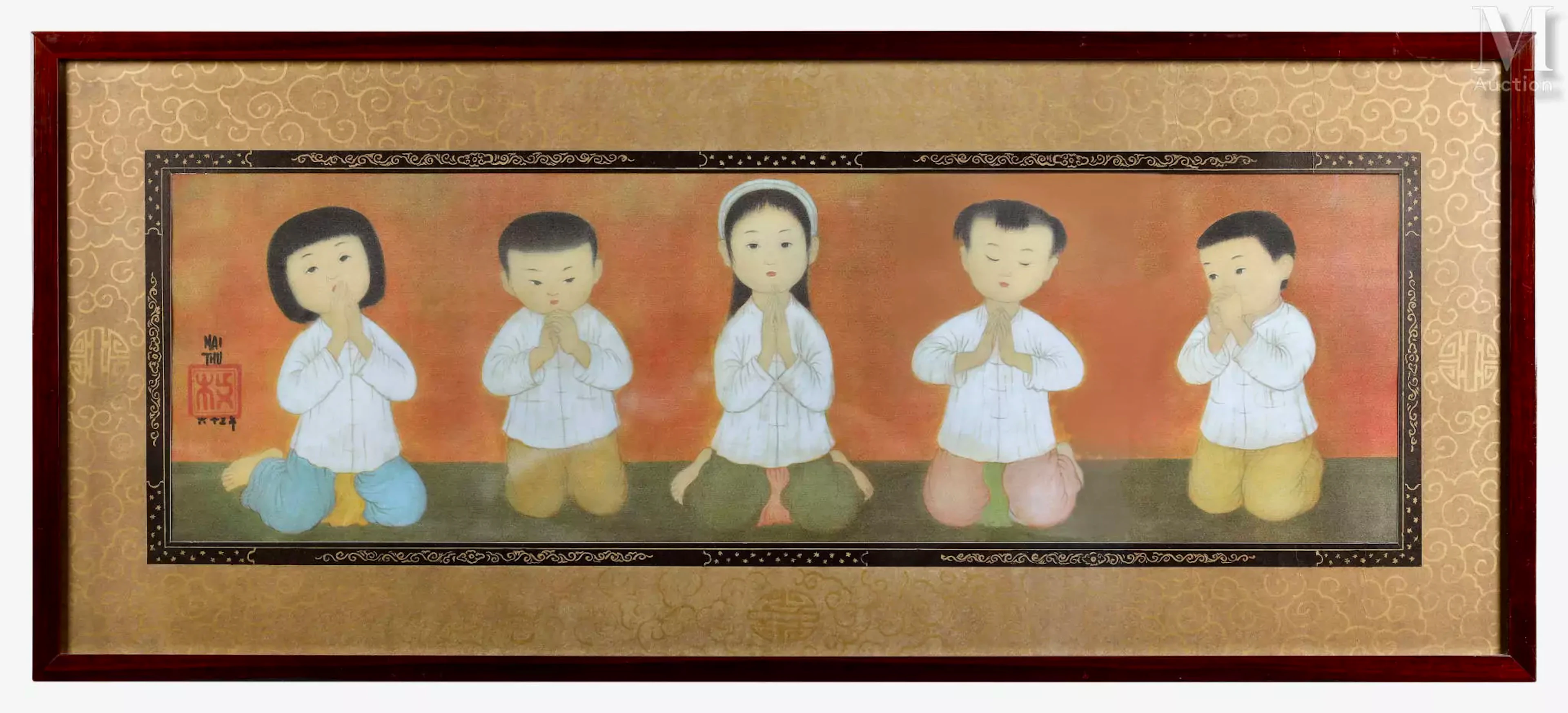MAI TRUNG THU (1906-1980), d'après La prière des enfants